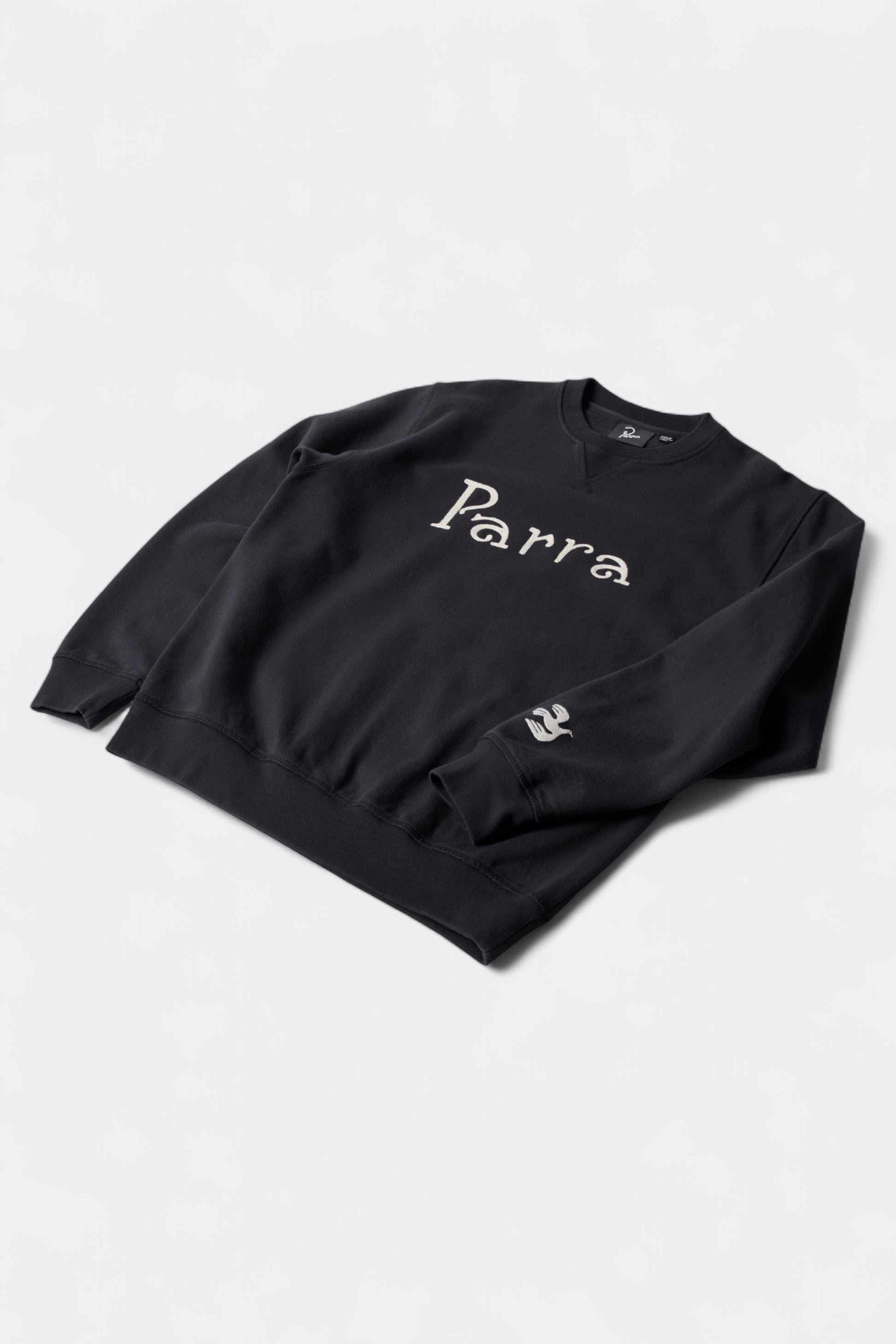 By Parra - Weird Trad Logo Crew Neck Sweatshirt (Dark Navy)