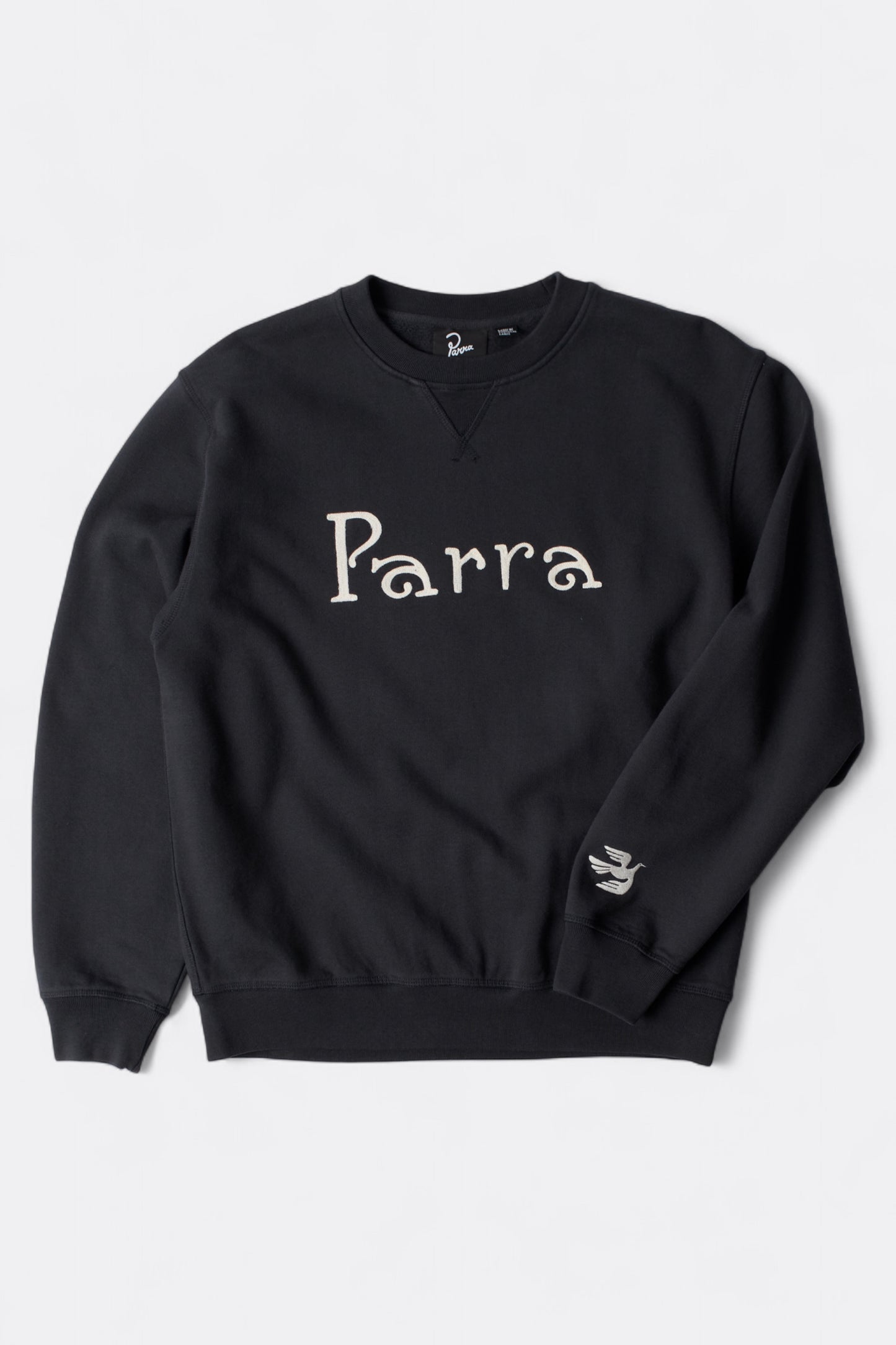 By Parra - Weird Trad Logo Crew Neck Sweatshirt (Dark Navy)