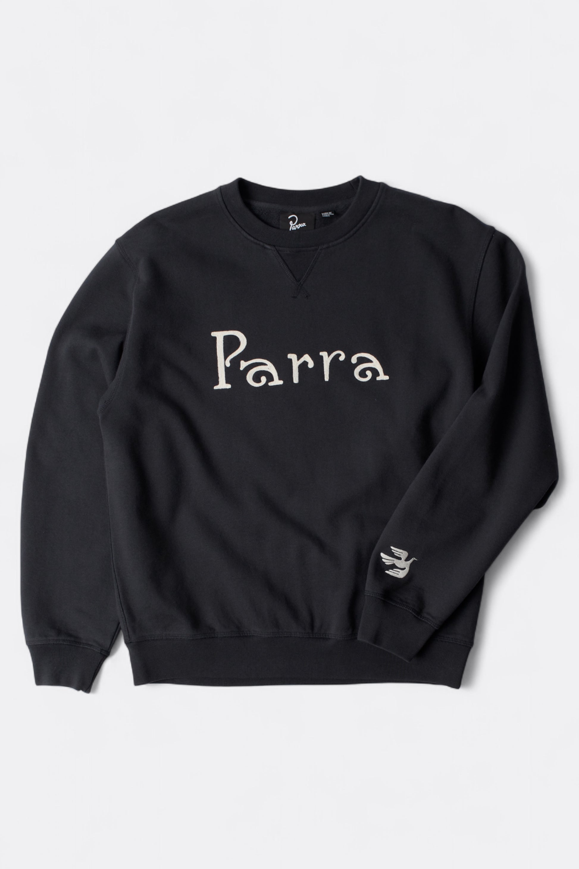 By Parra - Weird Trad Logo Crew Neck Sweatshirt (Dark Navy)