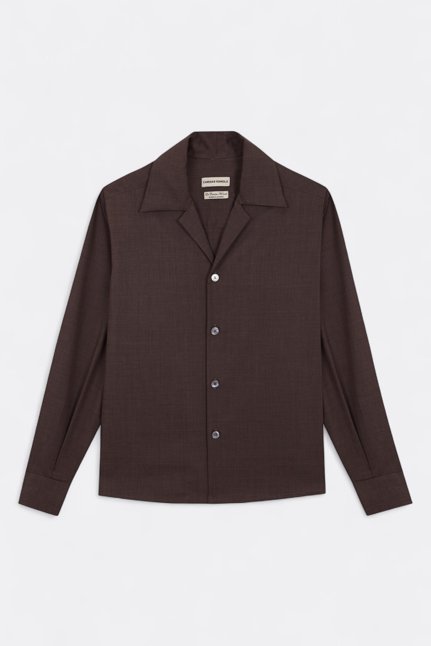 Camisas Manolo - Buenas Noches Shirt (Brown)