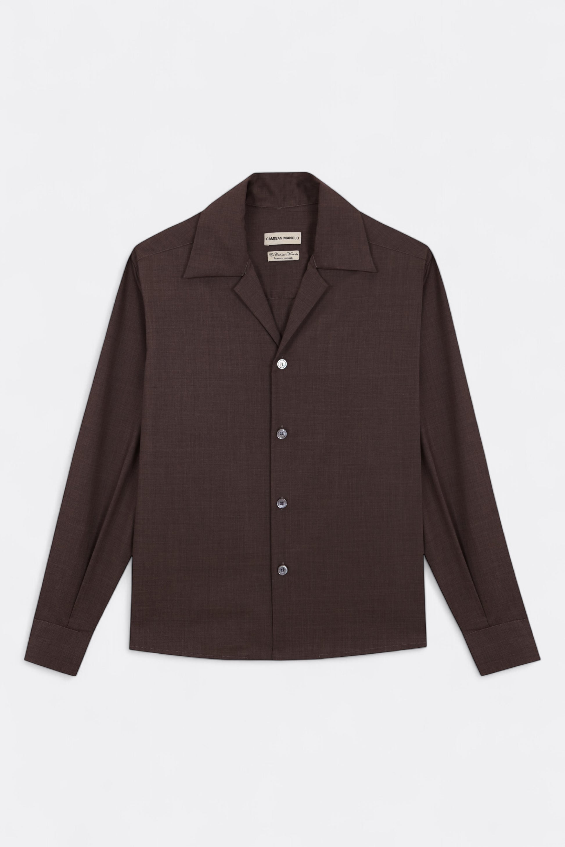 Camisas Manolo - Buenas Noches Shirt (Brown)