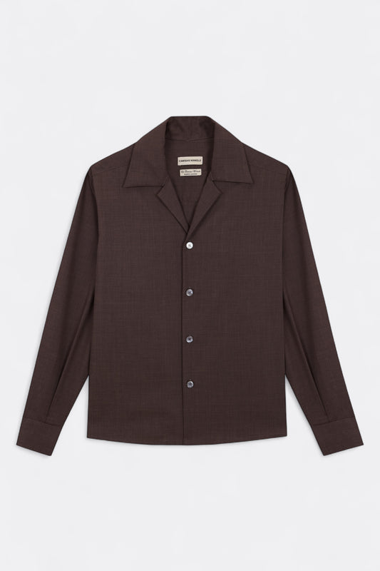 Camisas Manolo - Buenas Noches Shirt (Brown)