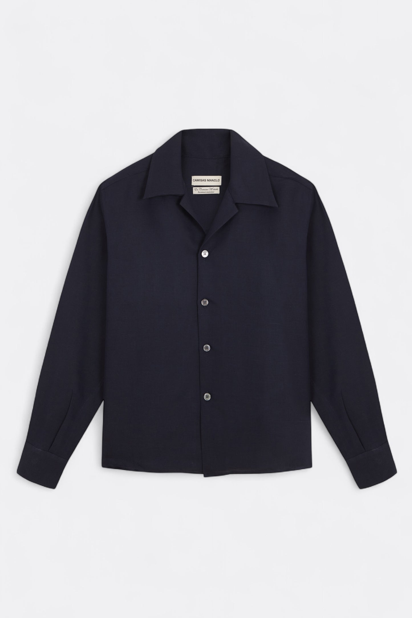 Camisas Manolo - Buenas Noches Shirt (Navy)