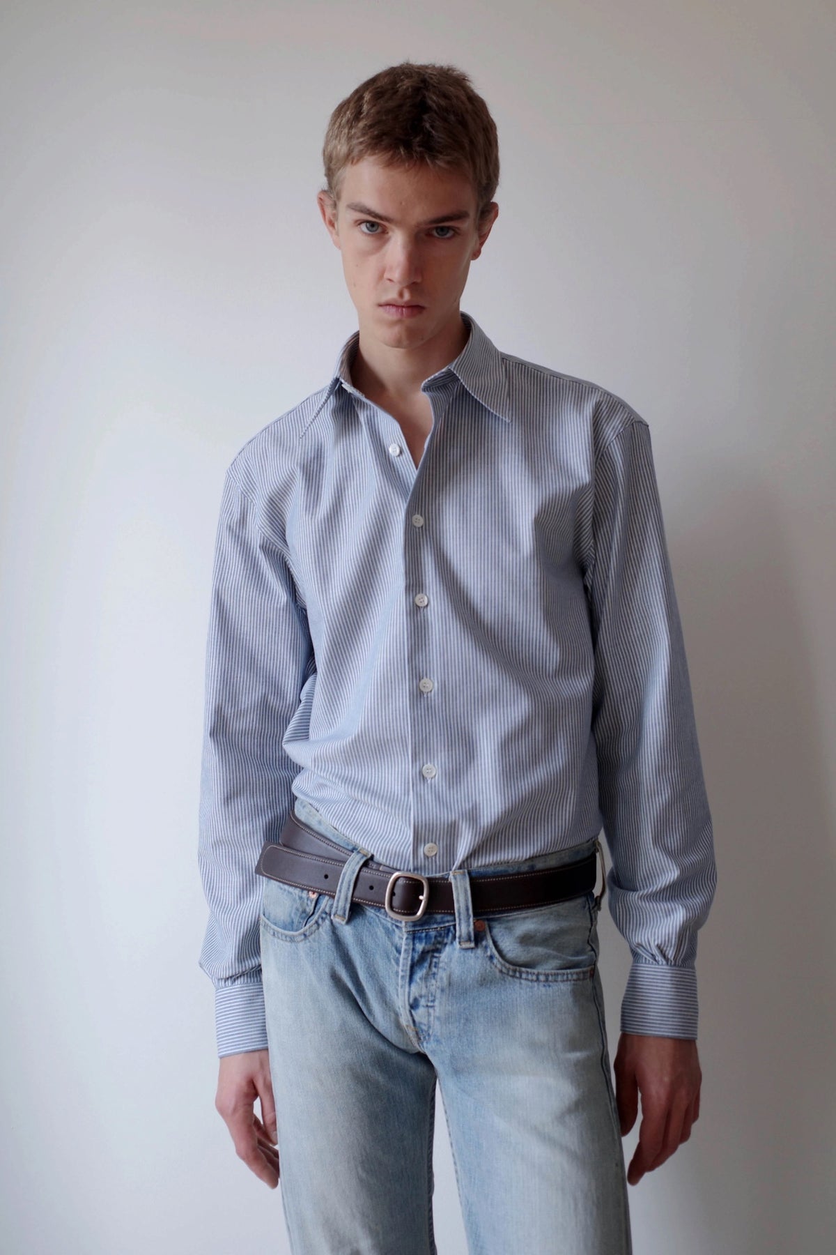 CAMISAS MANOLO Camisa Shirt Blue White Stripes | Chemise | Edgar Bdx