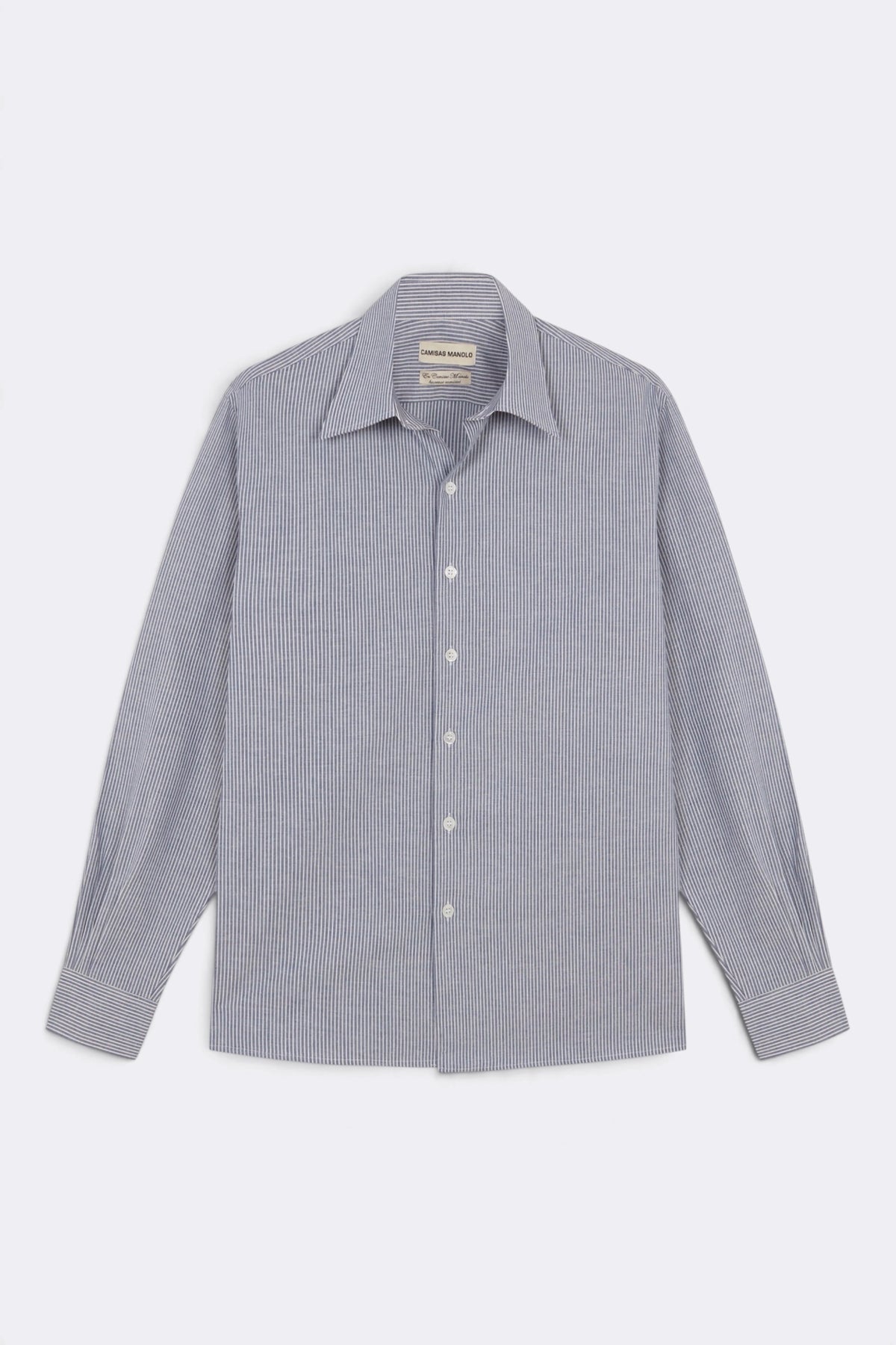 CAMISAS MANOLO Camisa Shirt Blue White Stripes | Chemise | Edgar Bdx