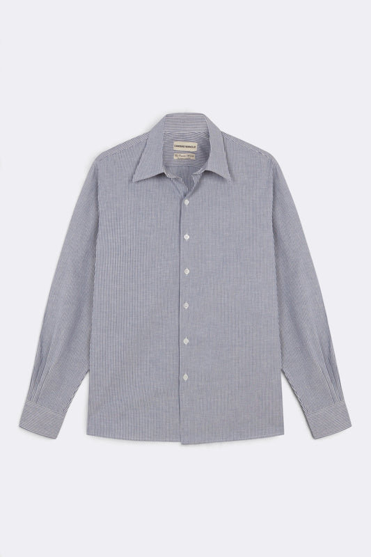 CAMISAS MANOLO Camisa Shirt Blue White Stripes | Chemise | Edgar Bdx