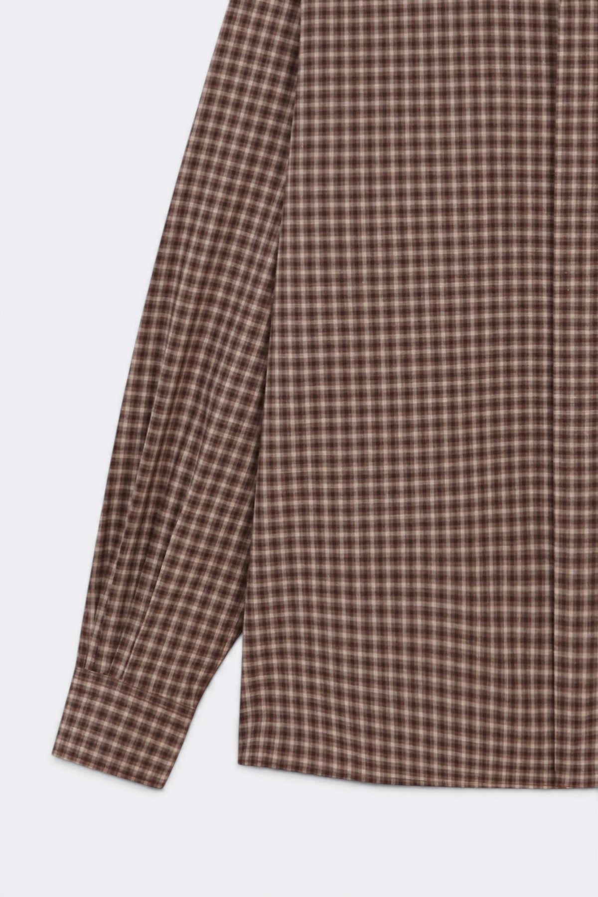 CAMISAS MANOLO Campo Shirt Brown Camel Checks | Chemise | Edgar Bdx
