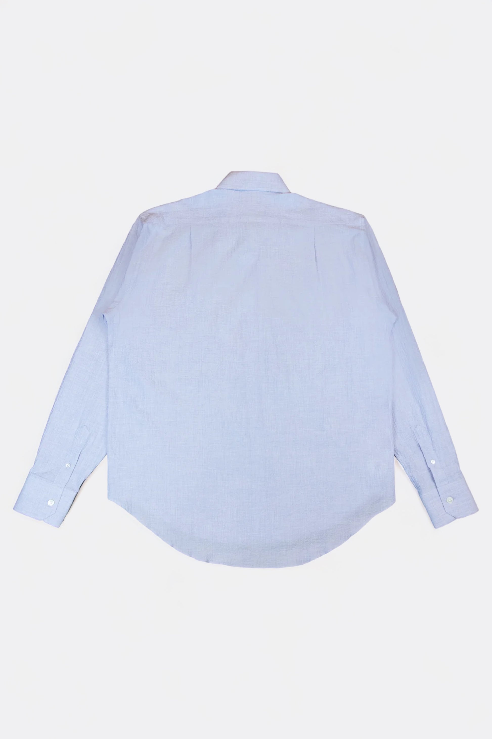 Camisas Manolo - Normal Shirt (Blue Seersucker)