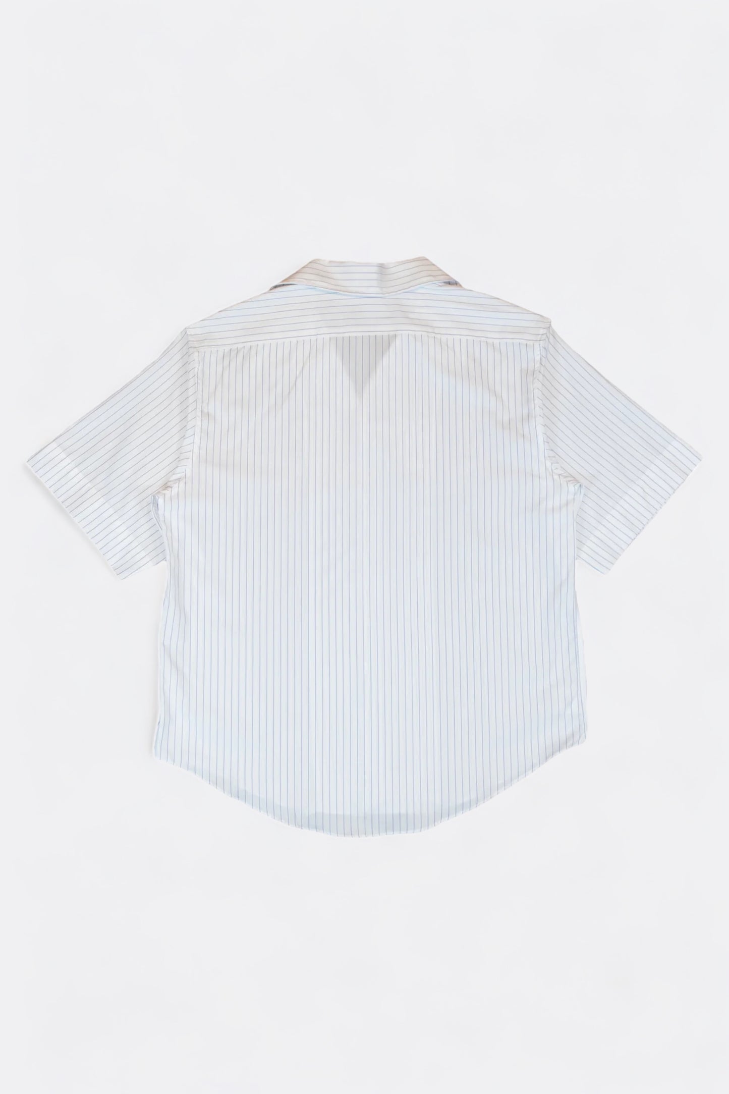 Camisas Manolo - School Shirt (Blue Pinstripe / White Poplin)