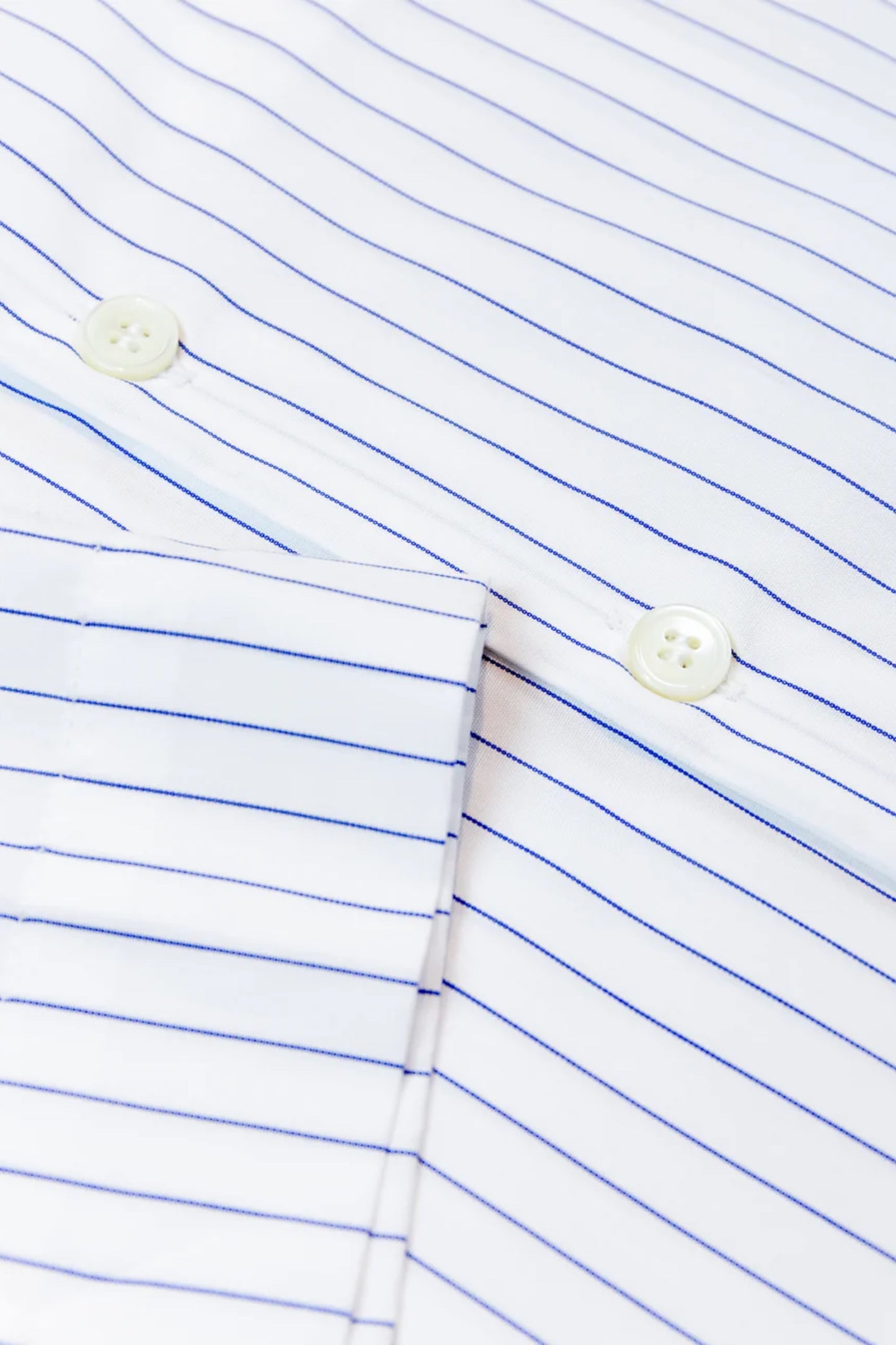Camisas Manolo - School Shirt (Blue Pinstripe / White Poplin)
