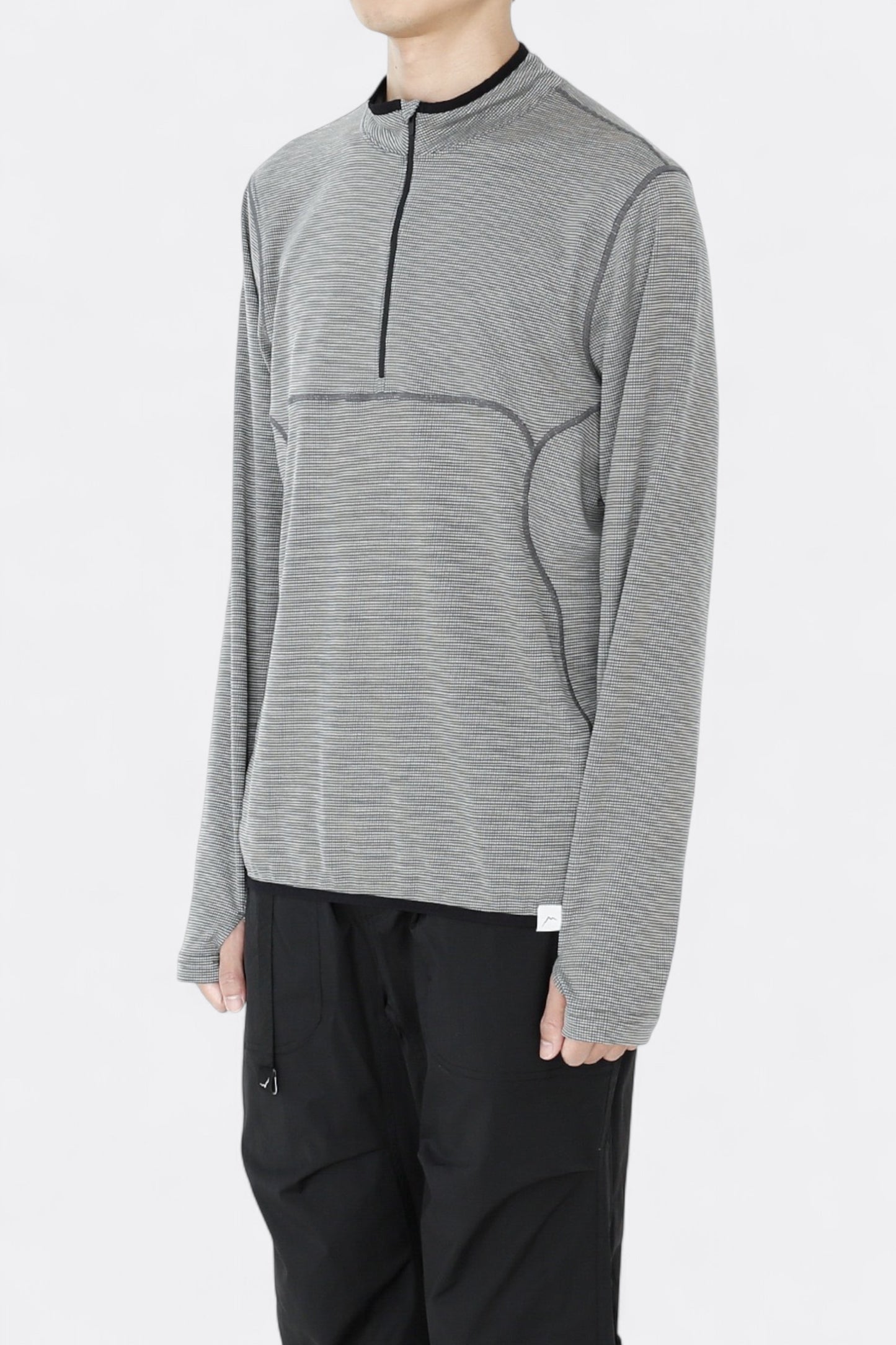 CAYL - Live Wool Mix Halfzip (Charcoal)