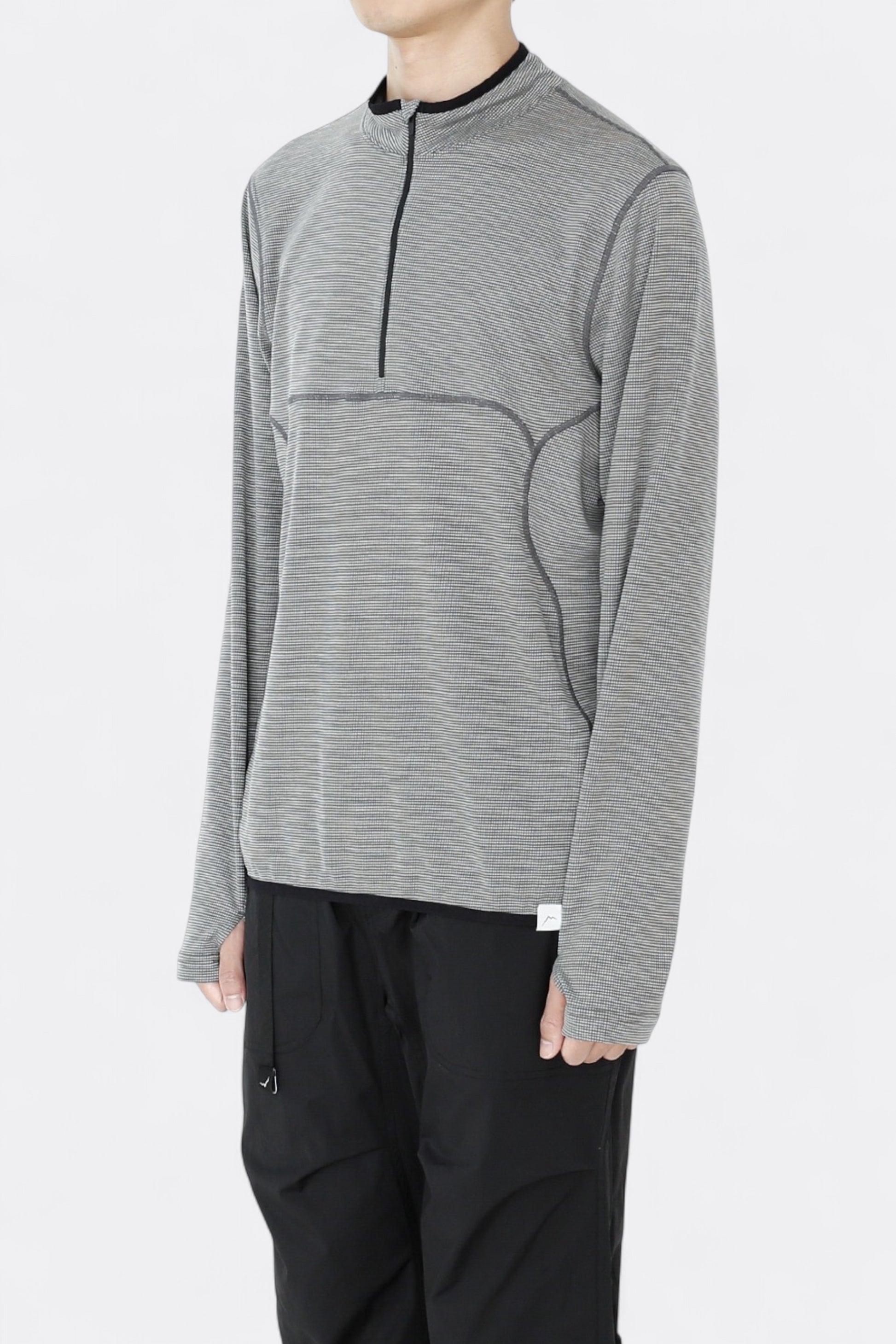 CAYL - Live Wool Mix Halfzip (Charcoal)