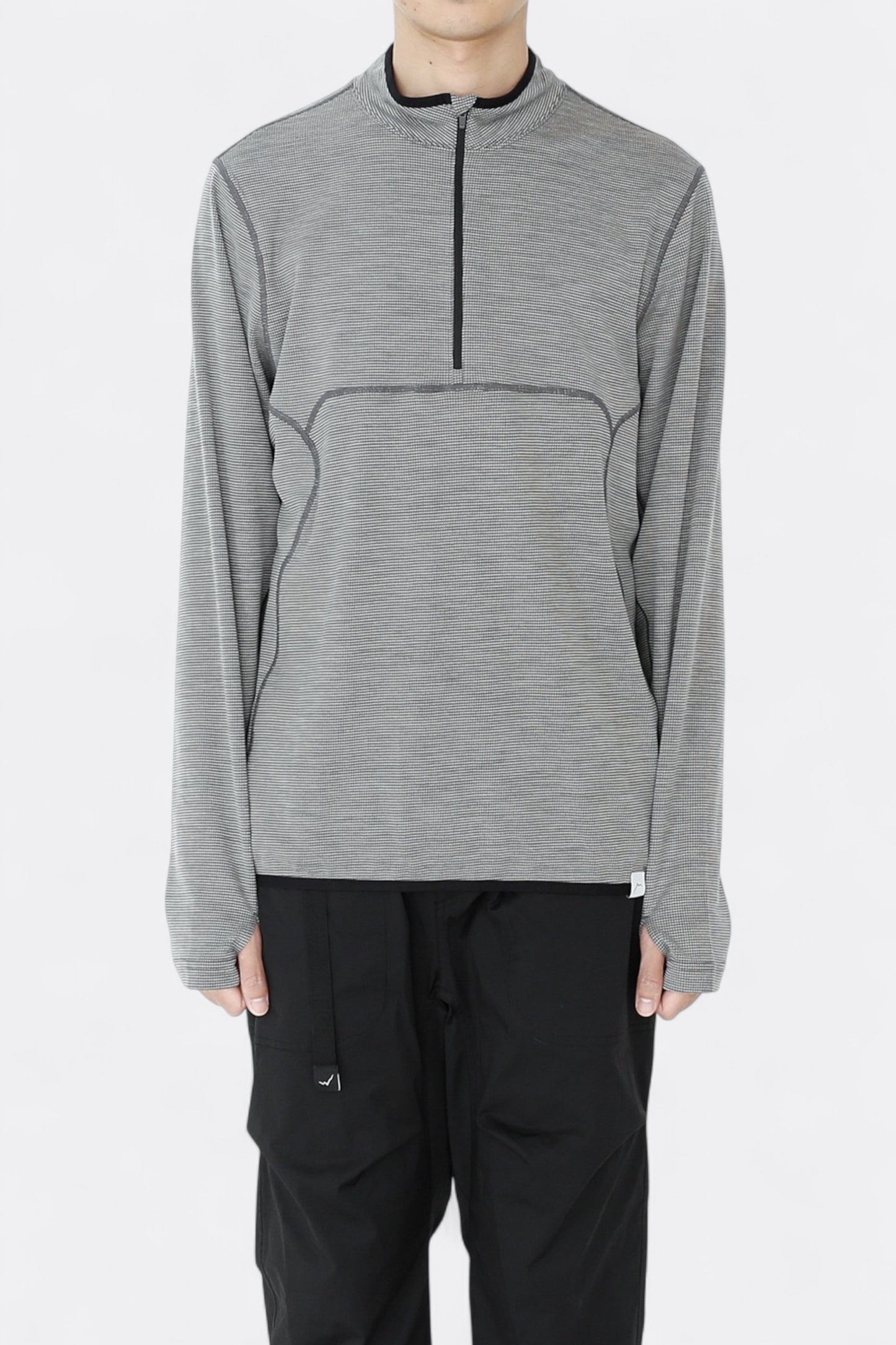 CAYL - Live Wool Mix Halfzip (Charcoal)