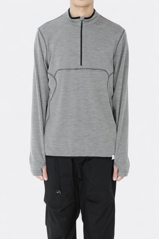 CAYL - Live Wool Mix Halfzip (Charcoal)