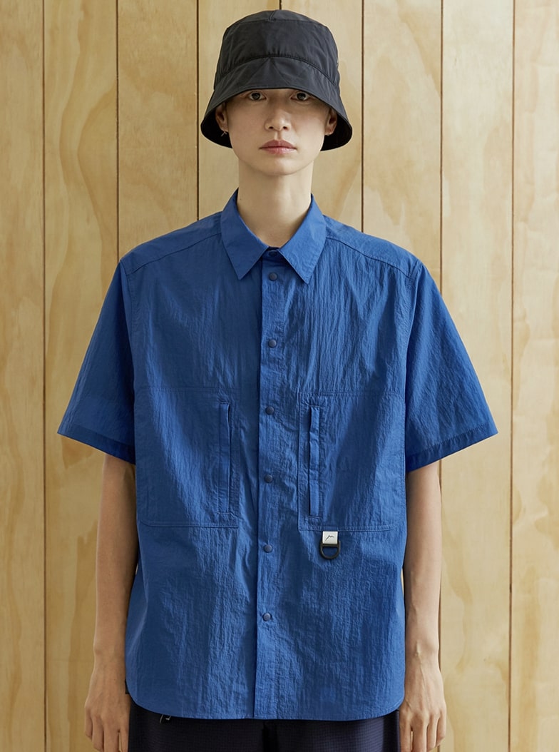 Cayl - Nylon Short Sleeve Hiker Shirts (Blue)