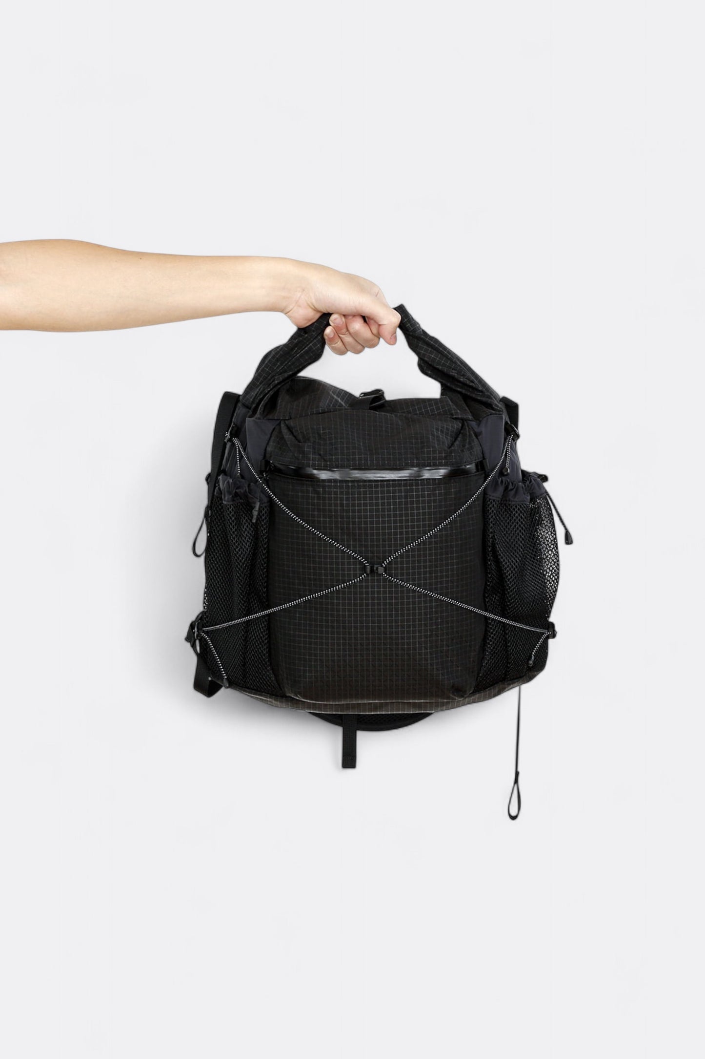 CAYL - Rolltop Cross Bag (B-Grid Black)