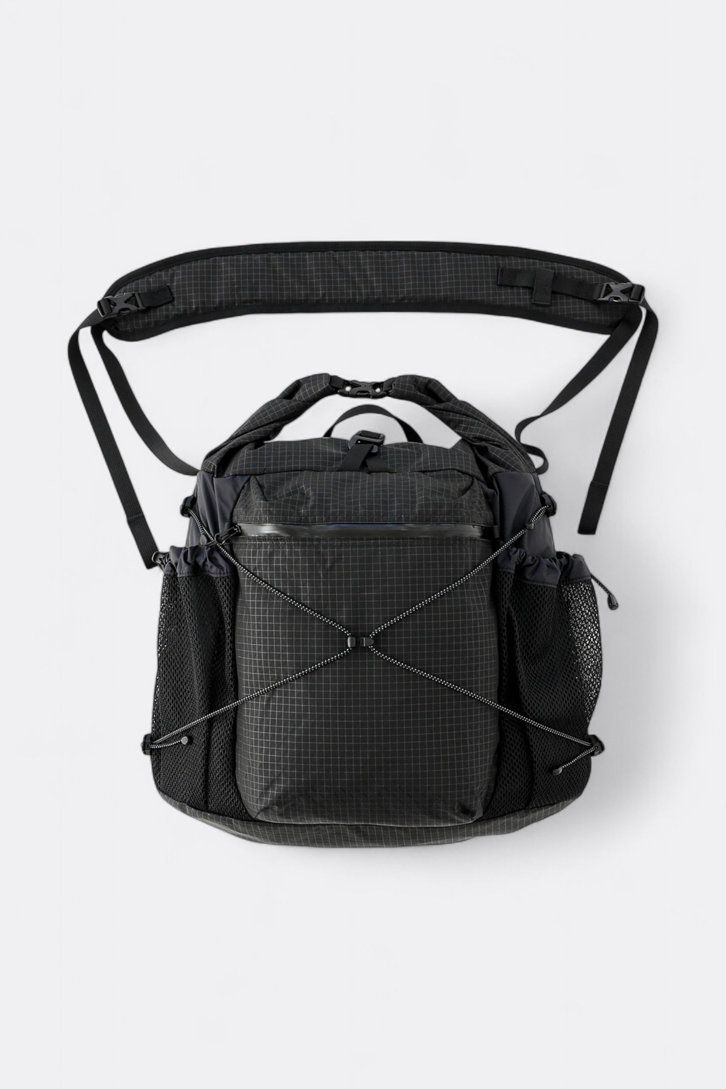 CAYL - Rolltop Cross Bag (B-Grid Black)