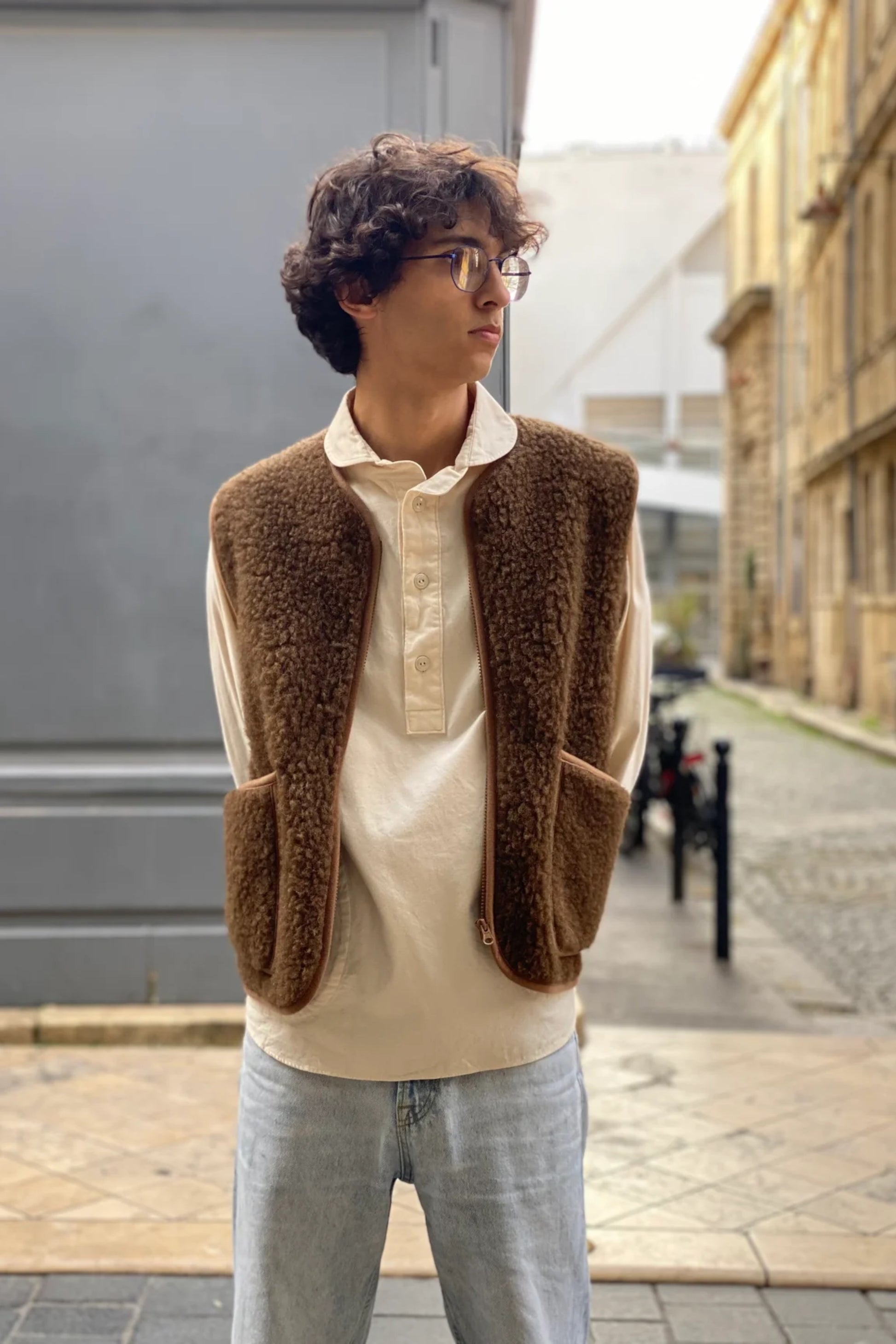 Coldbreaker Pepitco Vest (Bark) – Edgar Bdx - Main Image