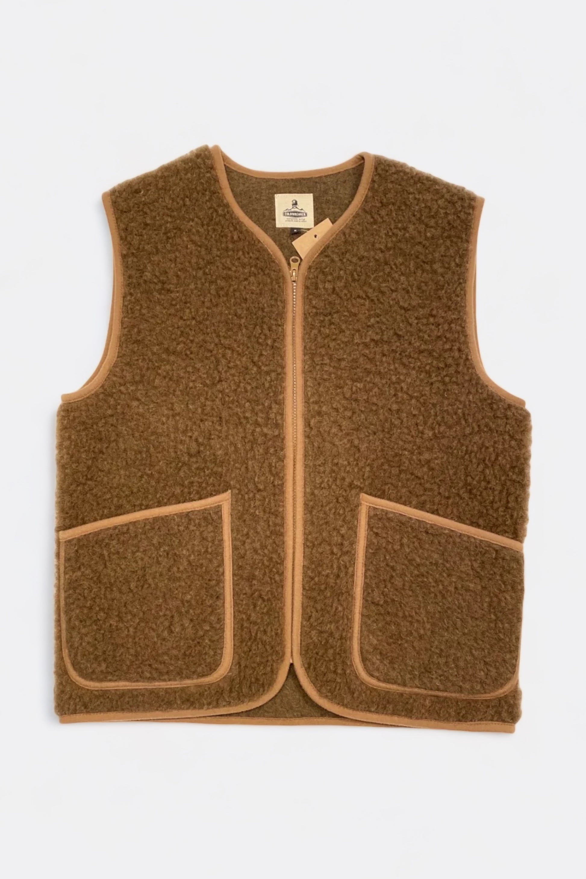 Gilet en Laine Coldbreaker - Pepitco Vest (Bark)