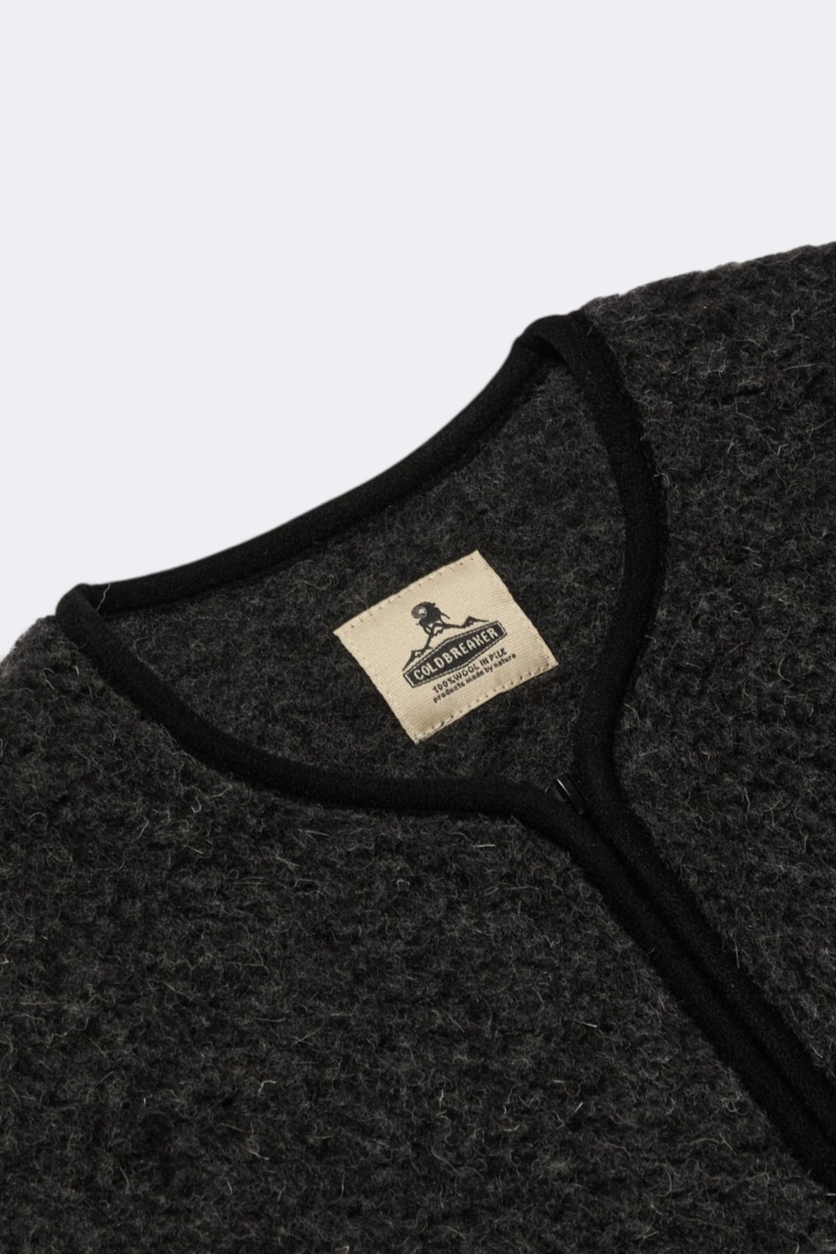 COLDBREAKER Pepitco Vest Black | Gilet Laine Yoko Wool | Edgar Bdx