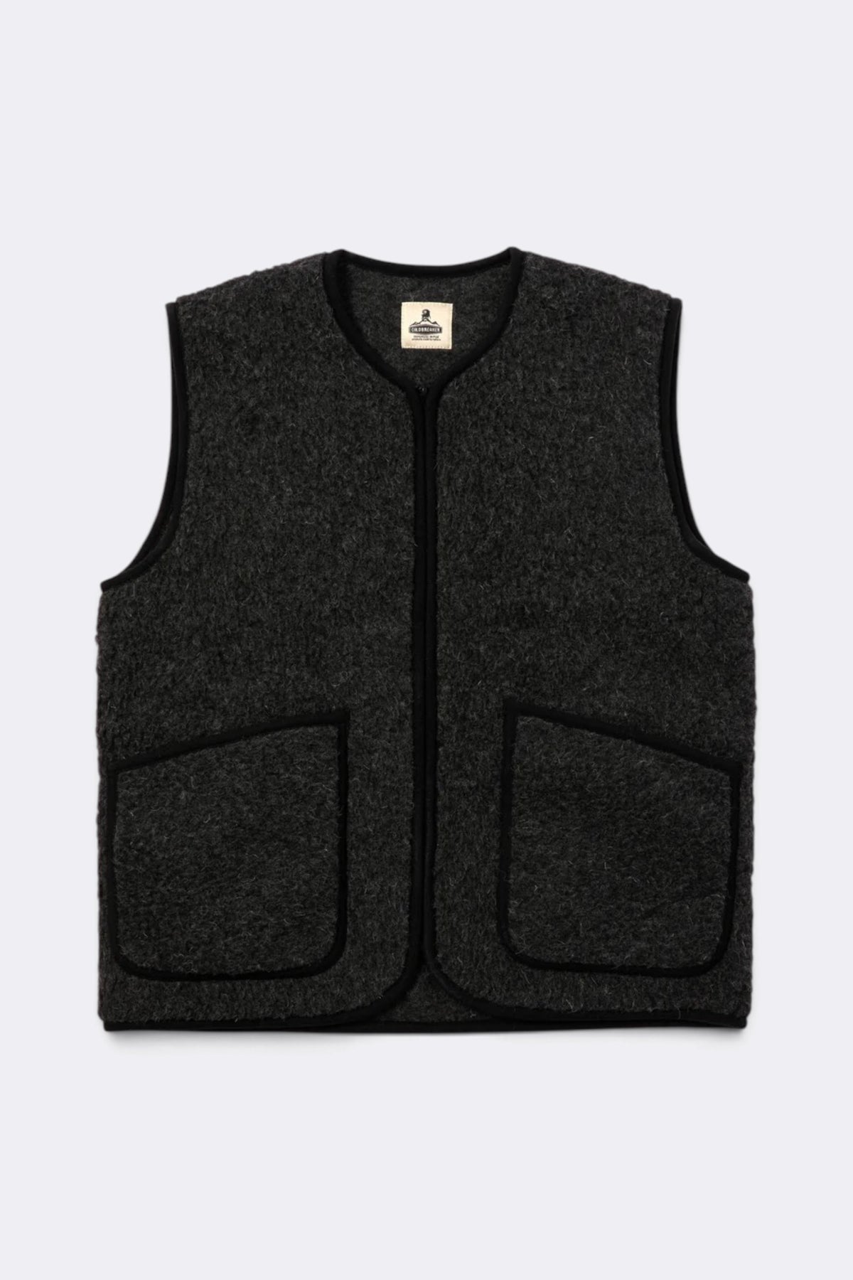 COLDBREAKER Pepitco Vest Black | Gilet Laine Yoko Wool | Edgar Bdx
