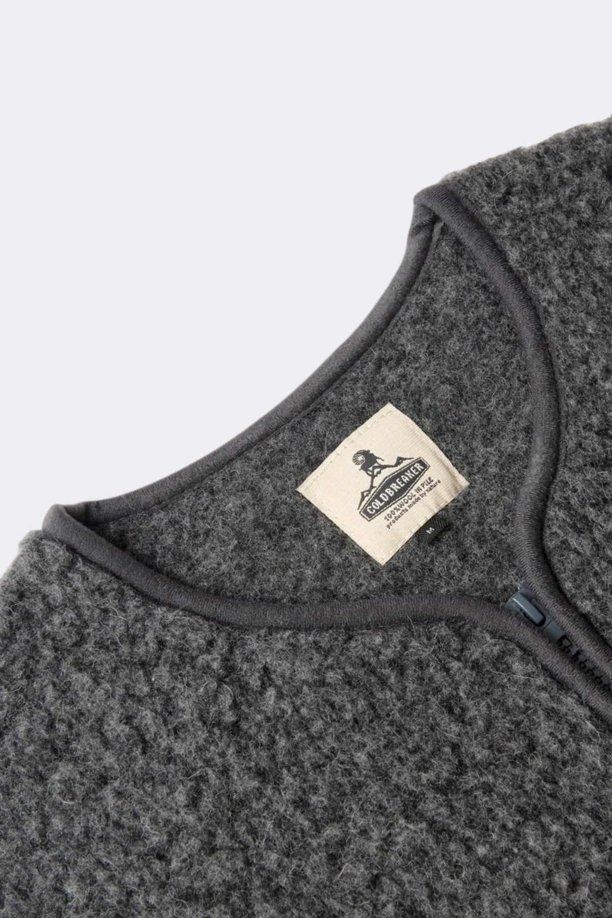 COLDBREAKER Pepitco Vest Graphite | Gilet Laine Yoko Wool | Edgar Bdx