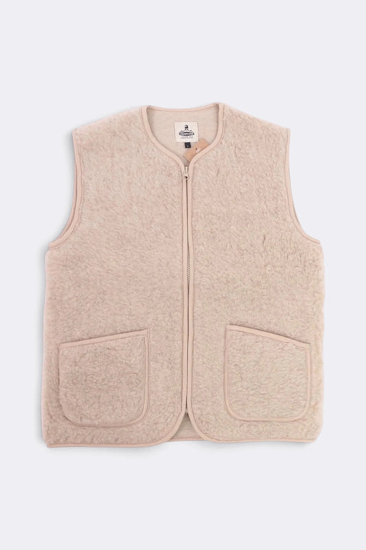 Coldbreaker Pepito Vest Beige | Gilet Sans Manches Laine Yoko Wool Unisexe | Edgar Bdx