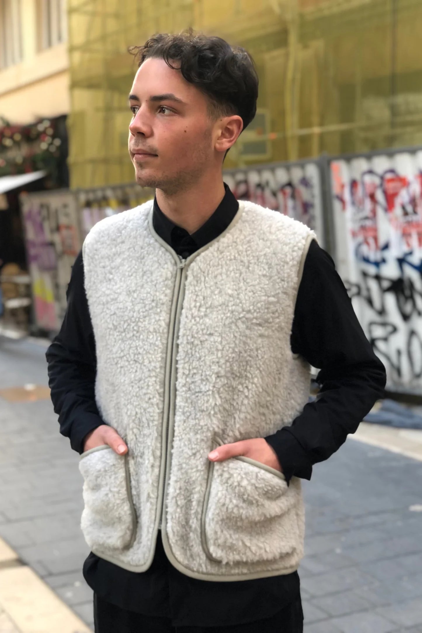 Gilet en Laine Coldbreaker - Pepitco Vest (Light Grey)