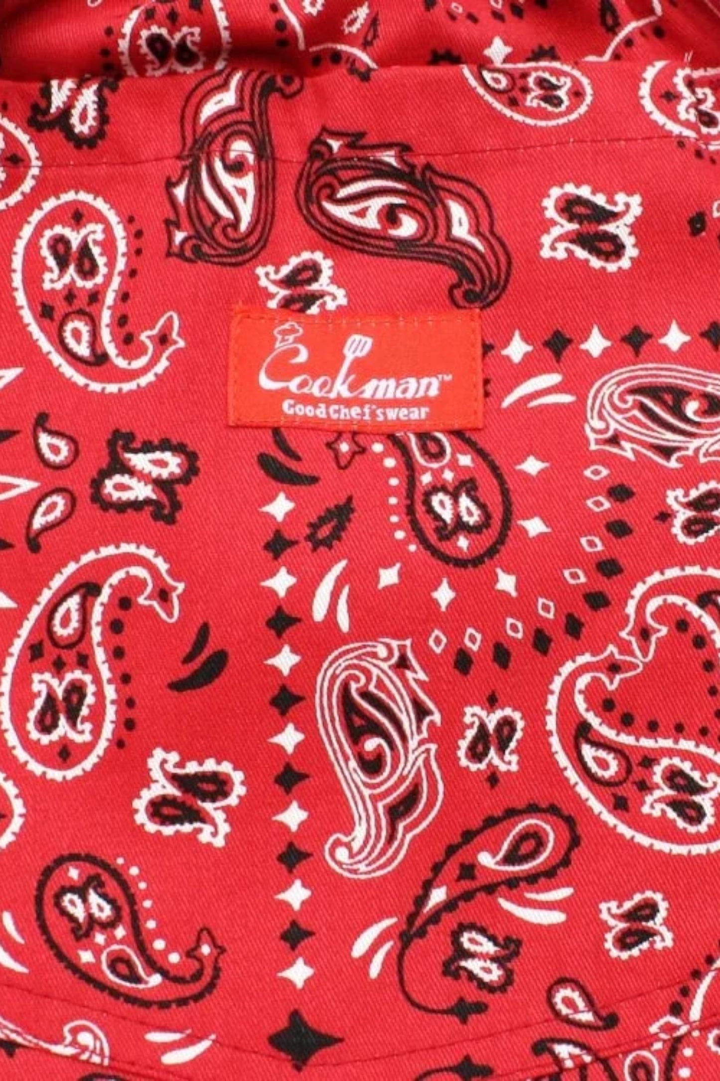 Cookman - Chef Pants Paisley (Red)