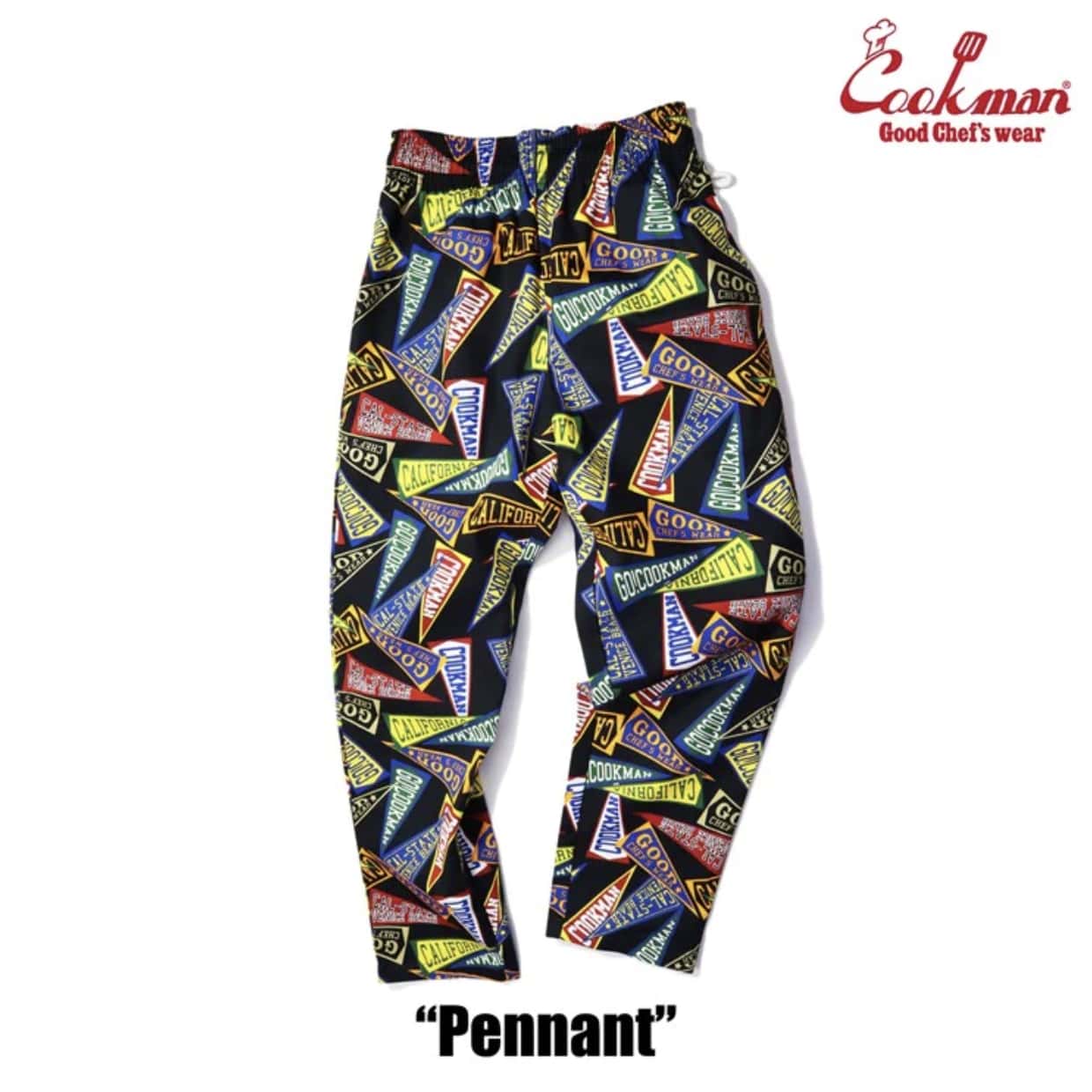 Cookman - Chef Pants Pennant (Black)