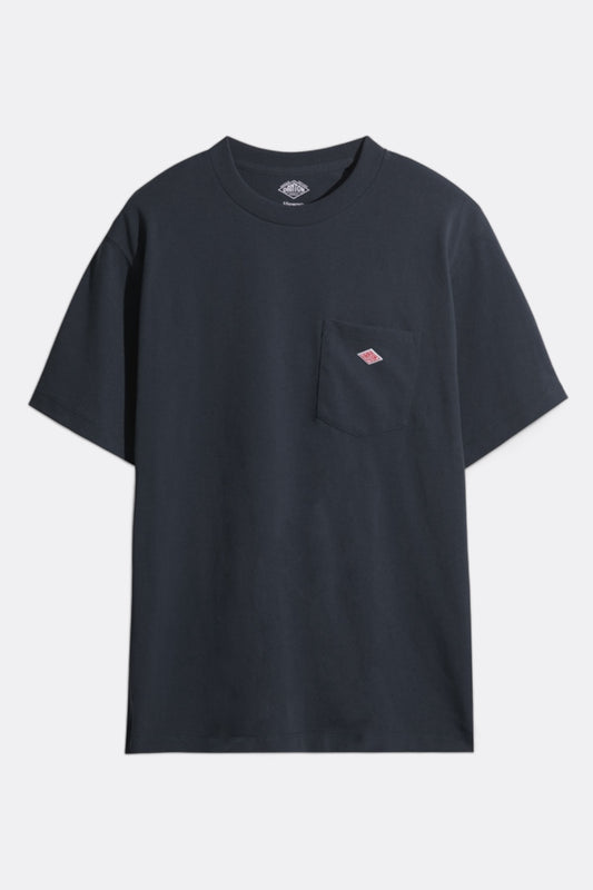 Danton - Short Sleeve Pocket T-Shirt Plain (Navy)