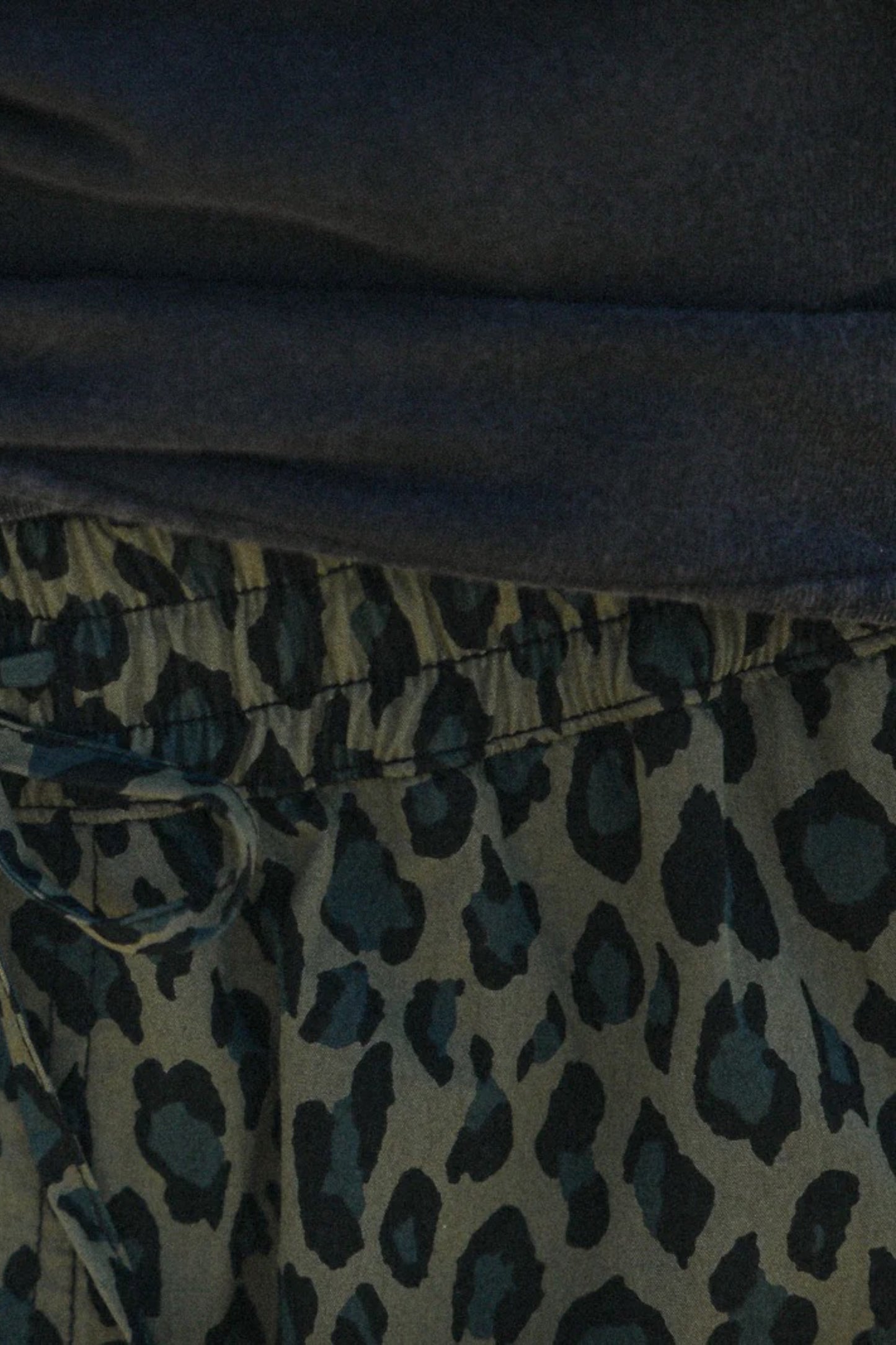 Drapeau Noir Beach Short Léopard Japonais Khaki | Short Imprimé Coton Nylon | Edgar Bdx