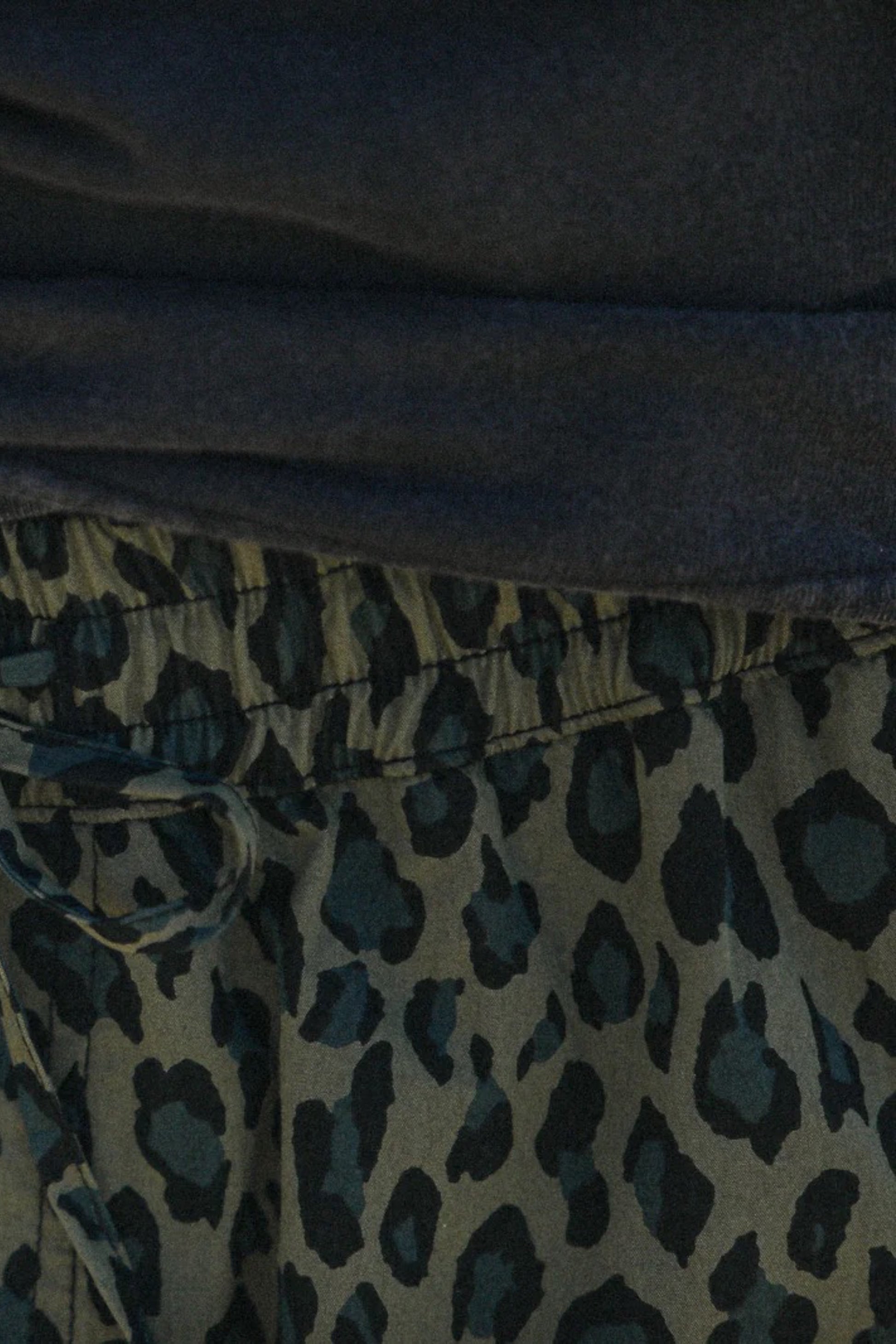 Drapeau Noir Beach Short Léopard Japonais Khaki | Short Imprimé Coton Nylon | Edgar Bdx