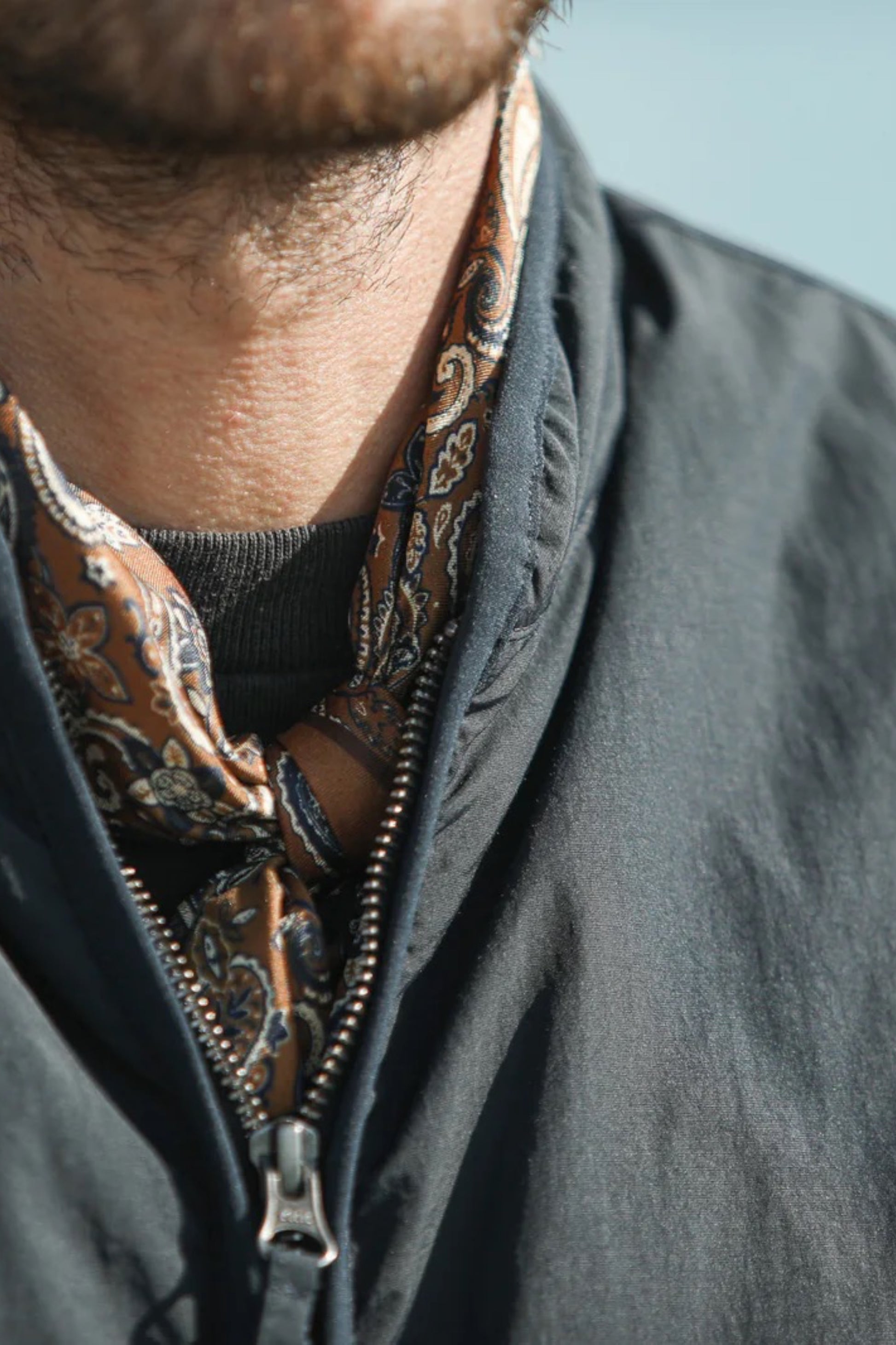 Gilet Drapeau Noir Navy - Gilet Matelassé Primaloft Thermorégulant