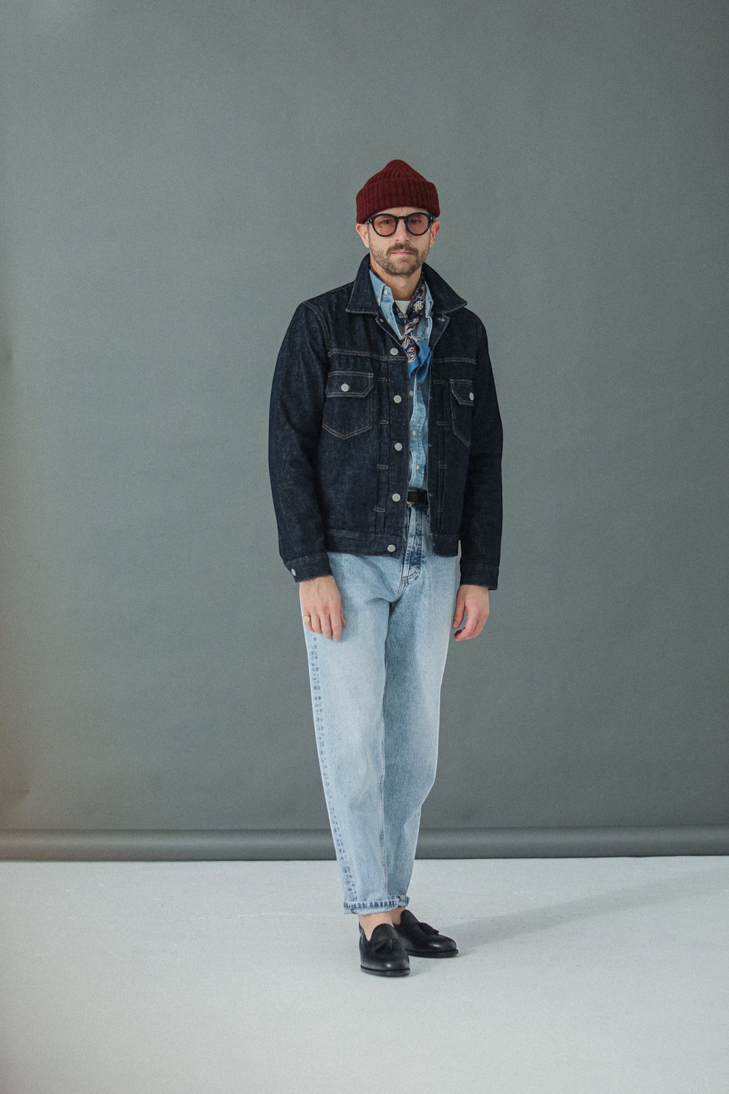DRAPEAU NOIR Jeans Comfort Fit Selvedge Denim Bleach | Jean Premium | Edgar Bdx