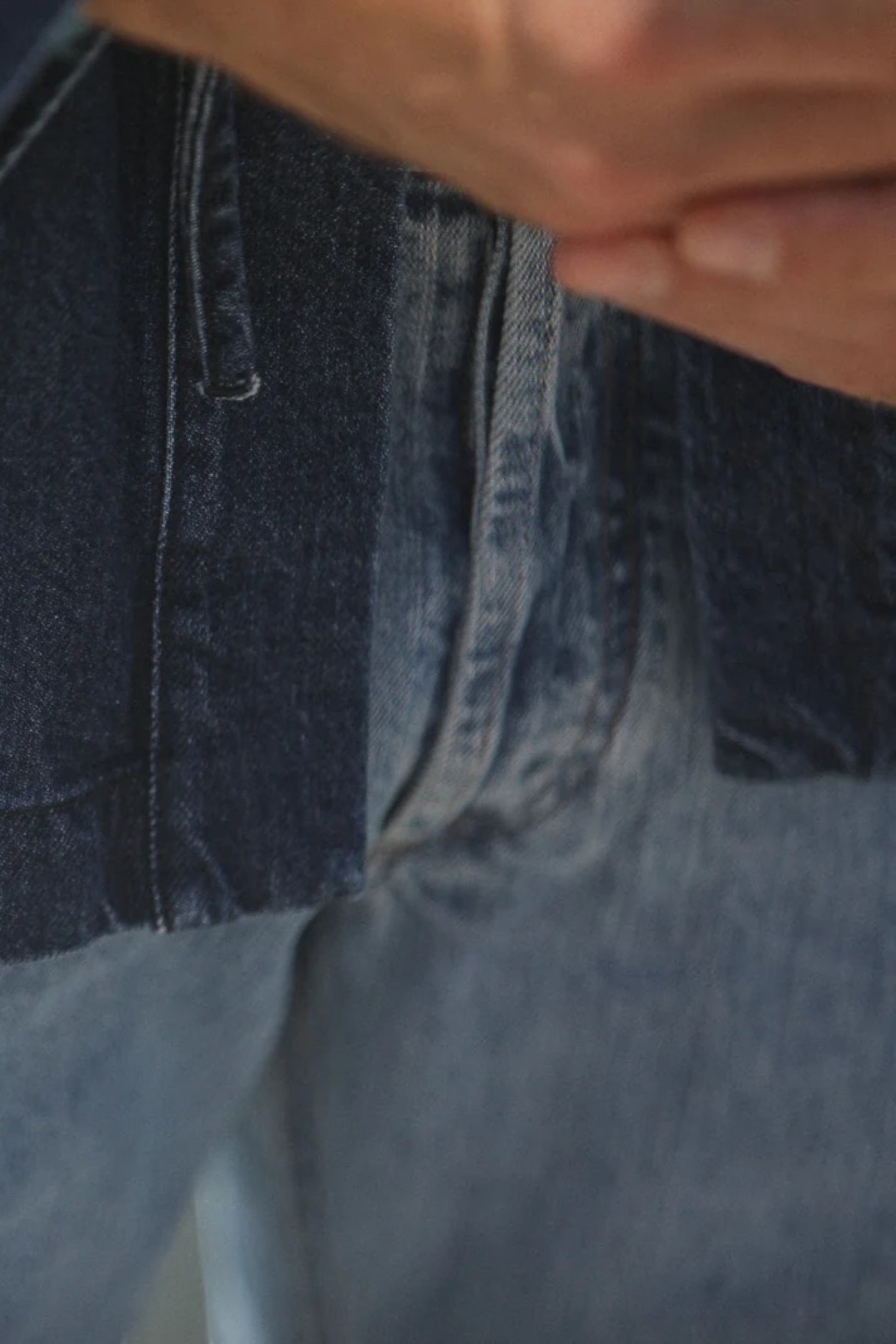 Kimono Drapeau Noir Stonewash - Veste Denim Japonais Noragi