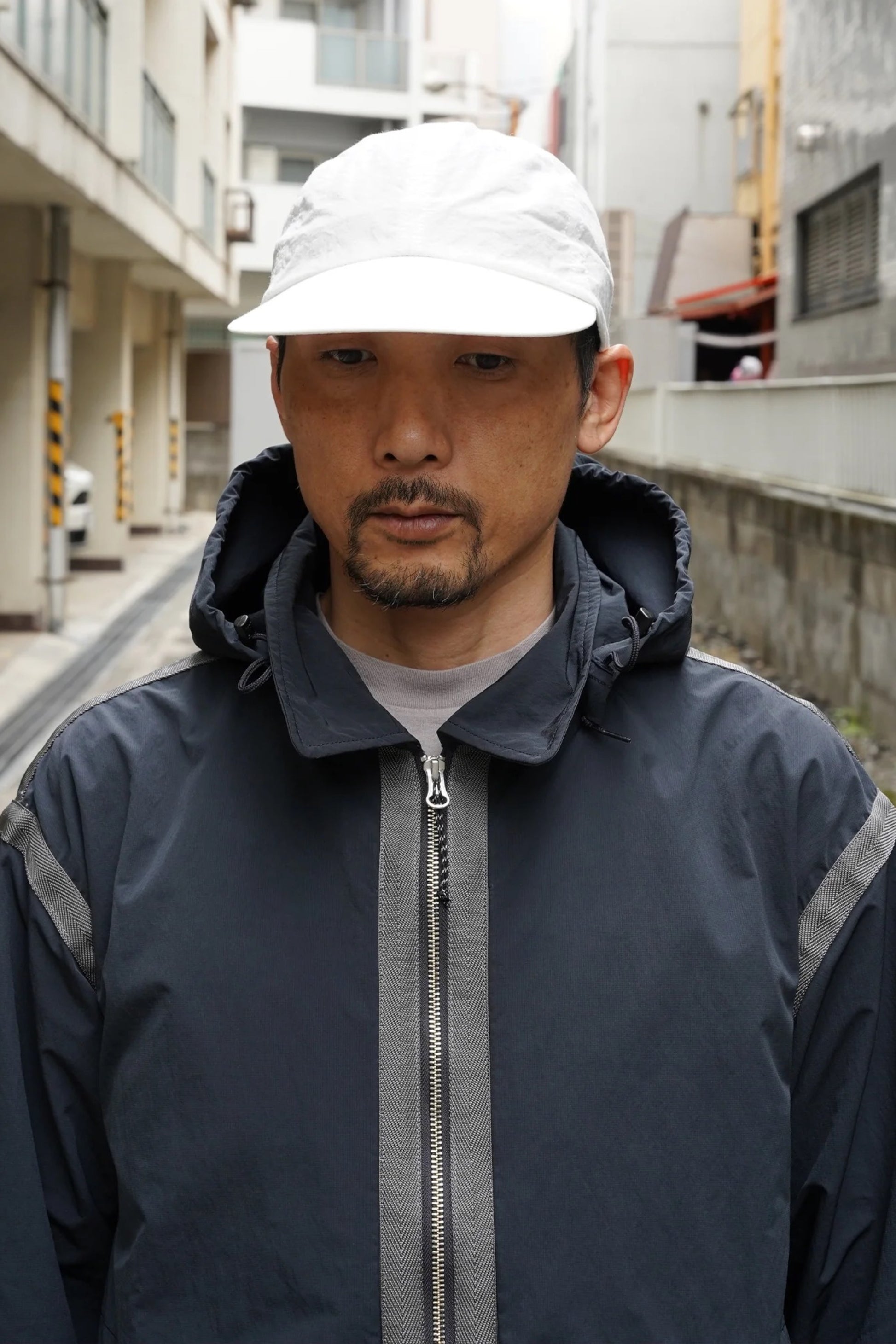 Ends And Means 6 Panels Cap Black | Casquette Coton Nylon Made in Japan | Edgar Bdx