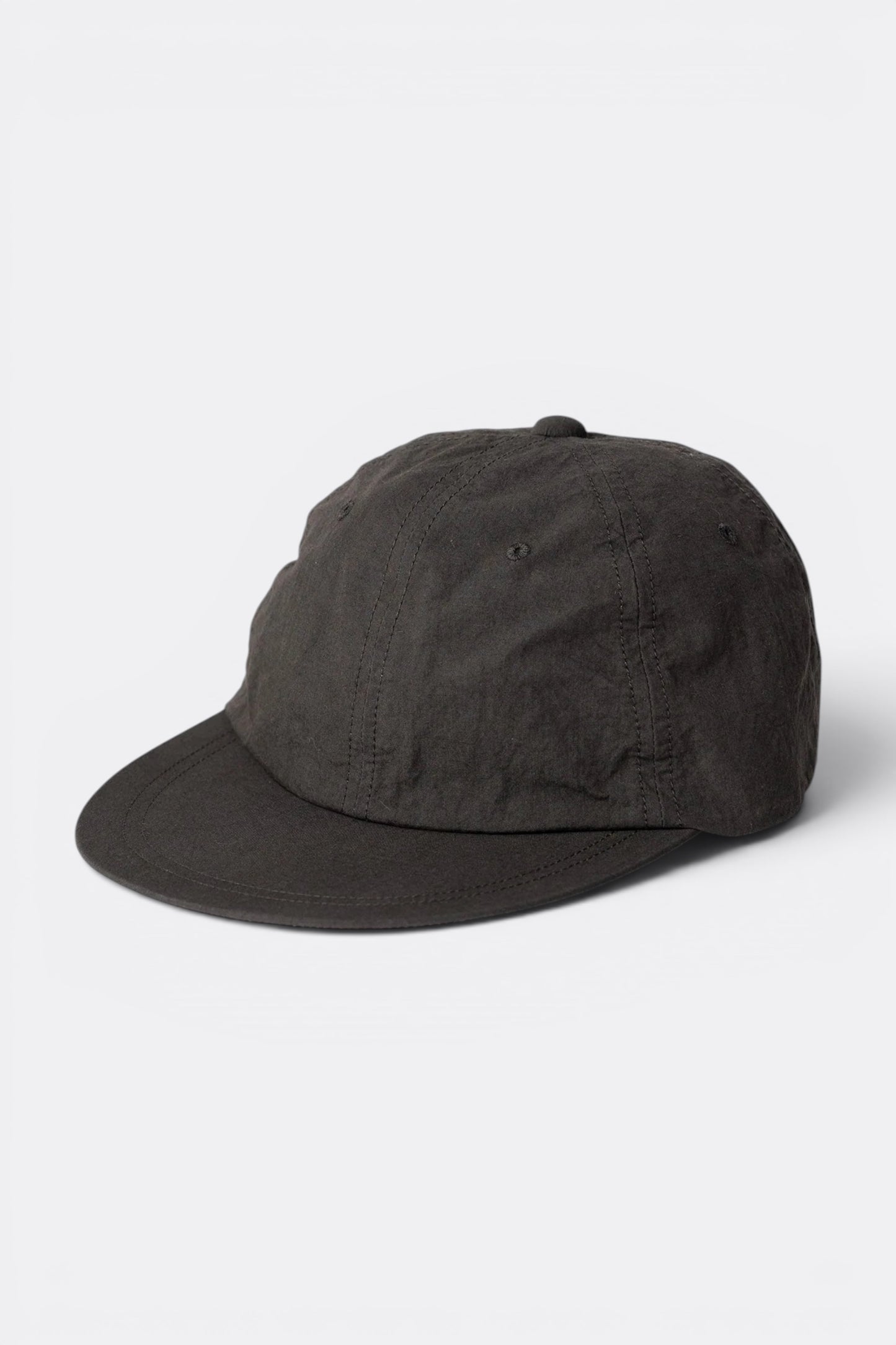Ends And Means 6 Panels Cap Black | Casquette Coton Nylon Made in Japan | Edgar Bdx