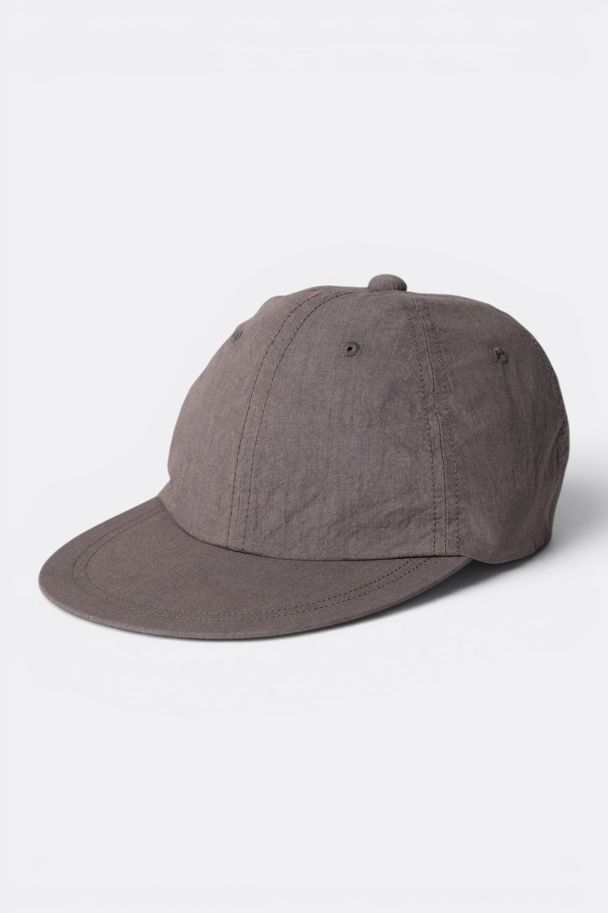 Ends And Means 6 Panels Cap Grey Purple | Casquette Coton Nylon Made in Japan | Edgar Bdx