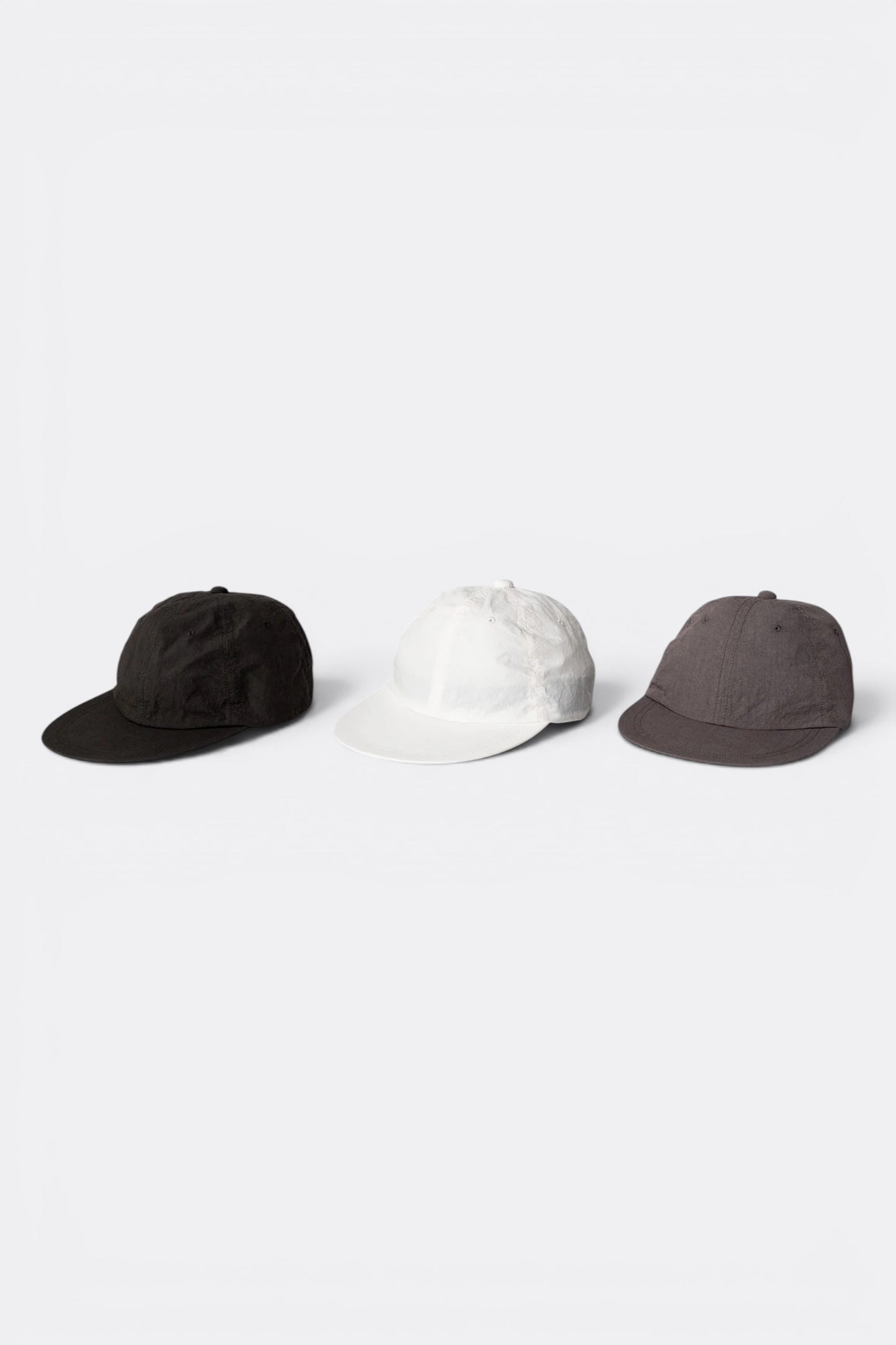Ends And Means 6 Panels Cap Grey Purple | Casquette Coton Nylon Made in Japan | Edgar Bdx