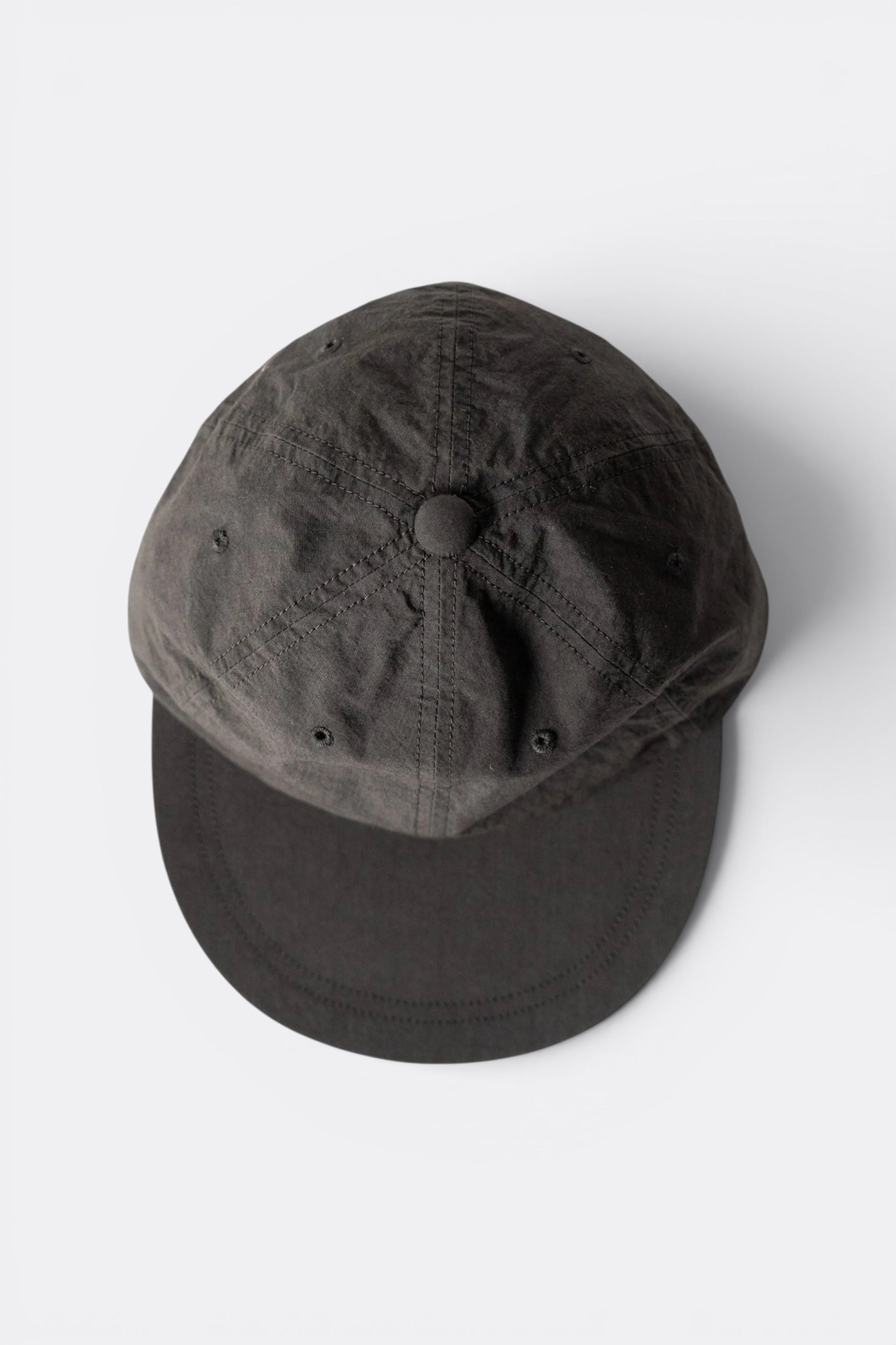 Ends And Means 6 Panels Cap White | Casquette Coton Nylon Made in Japan | Edgar Bdx