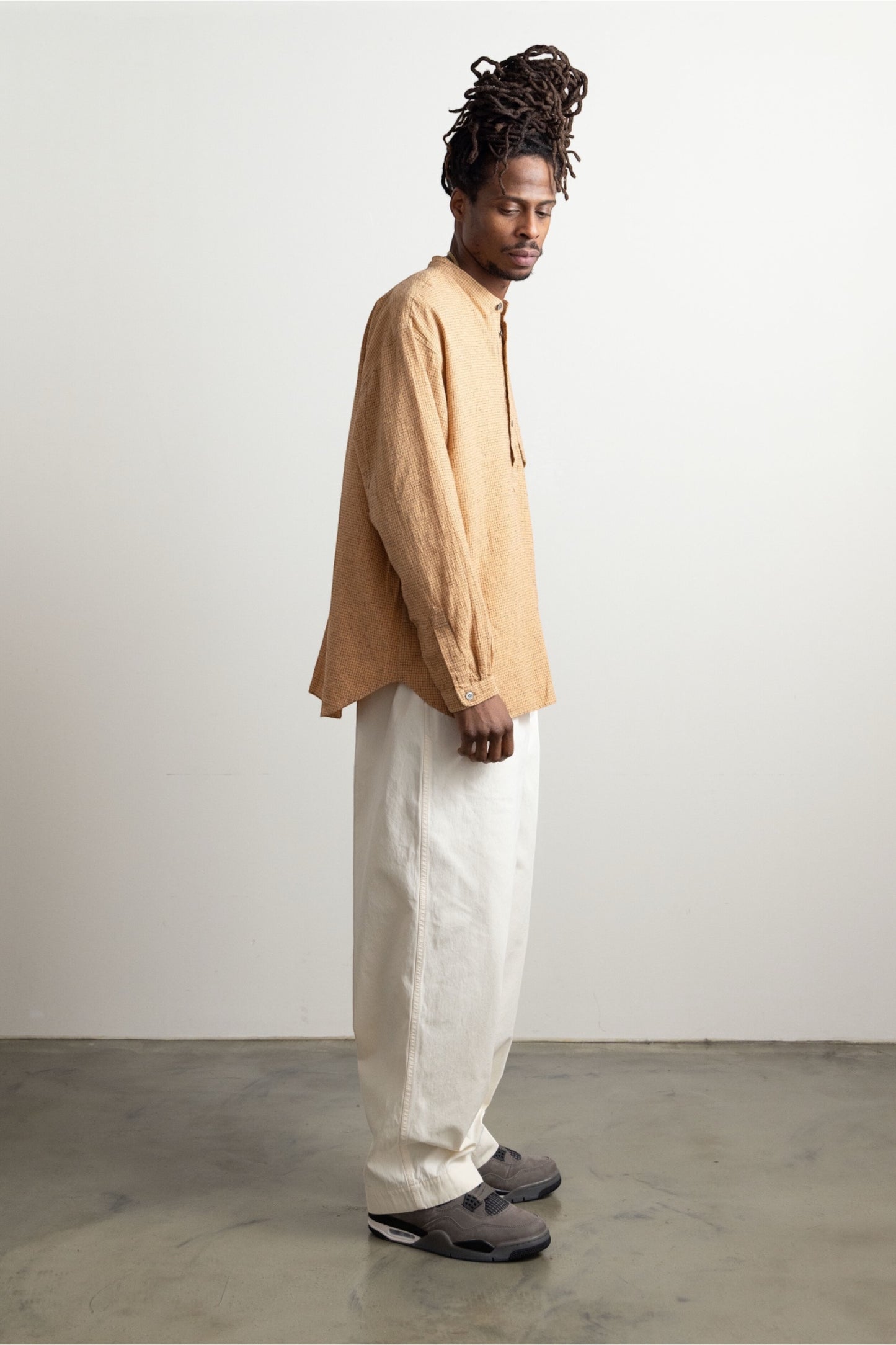 Ends And Means Army Chino Ivory | Pantalon Twill Coton Polyester Made in Japan | Edgar Bdx