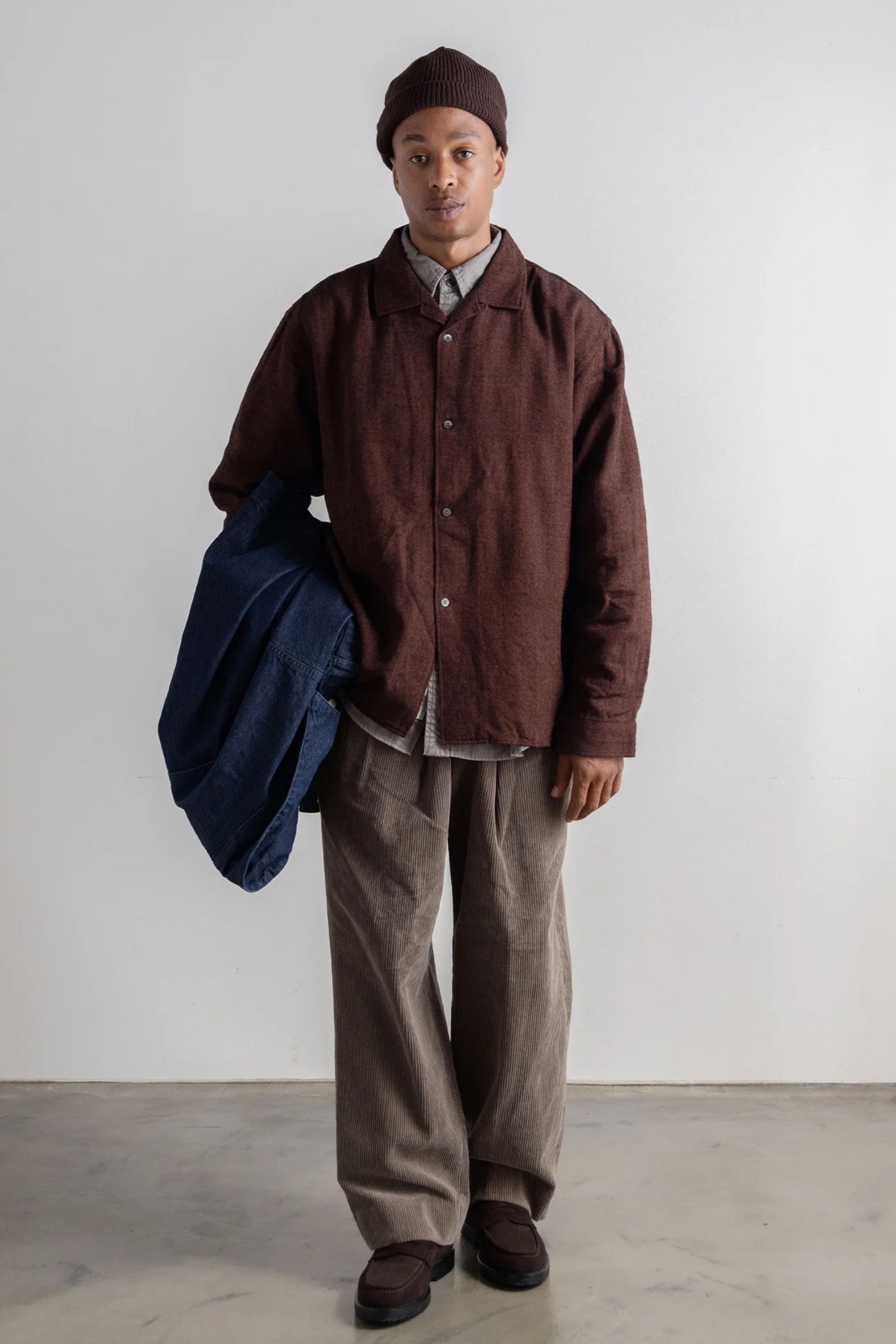 Ends And Means - Carlo Shirt (Brick Brown)