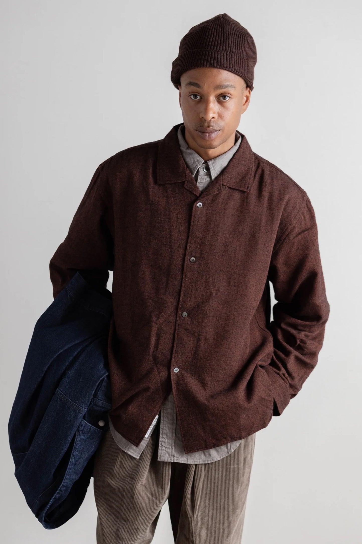 Ends And Means - Carlo Shirt (Brick Brown)