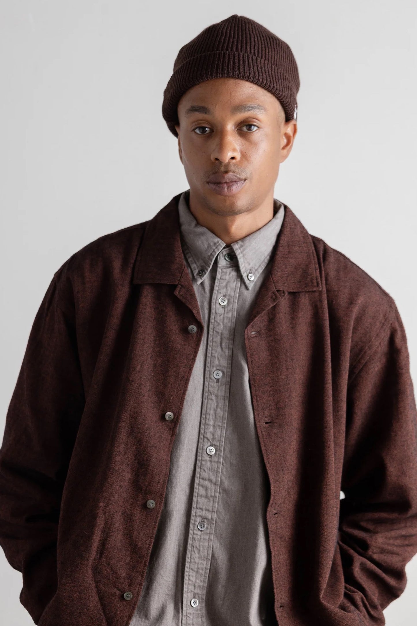 Ends And Means - Carlo Shirt (Brick Brown)
