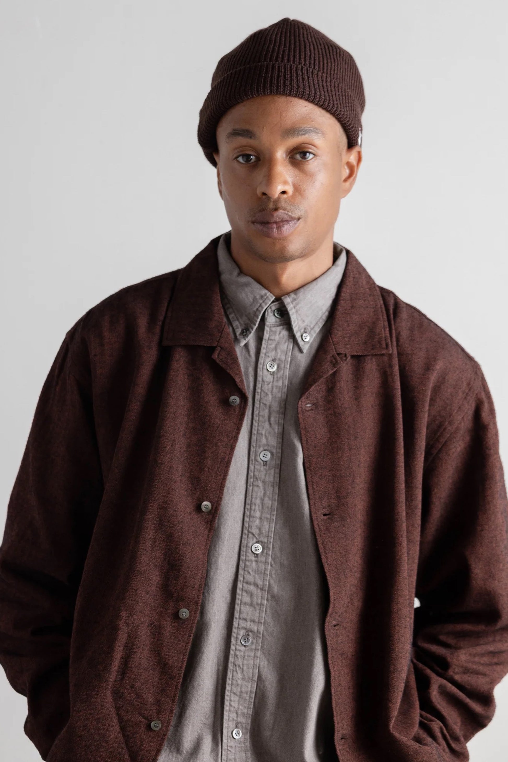 Ends And Means - Carlo Shirt (Brick Brown)