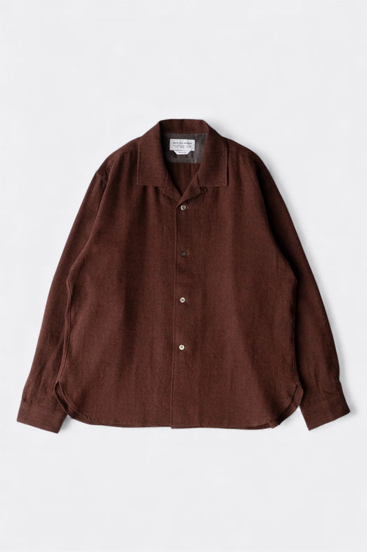 Ends And Means - Carlo Shirt (Brick Brown)