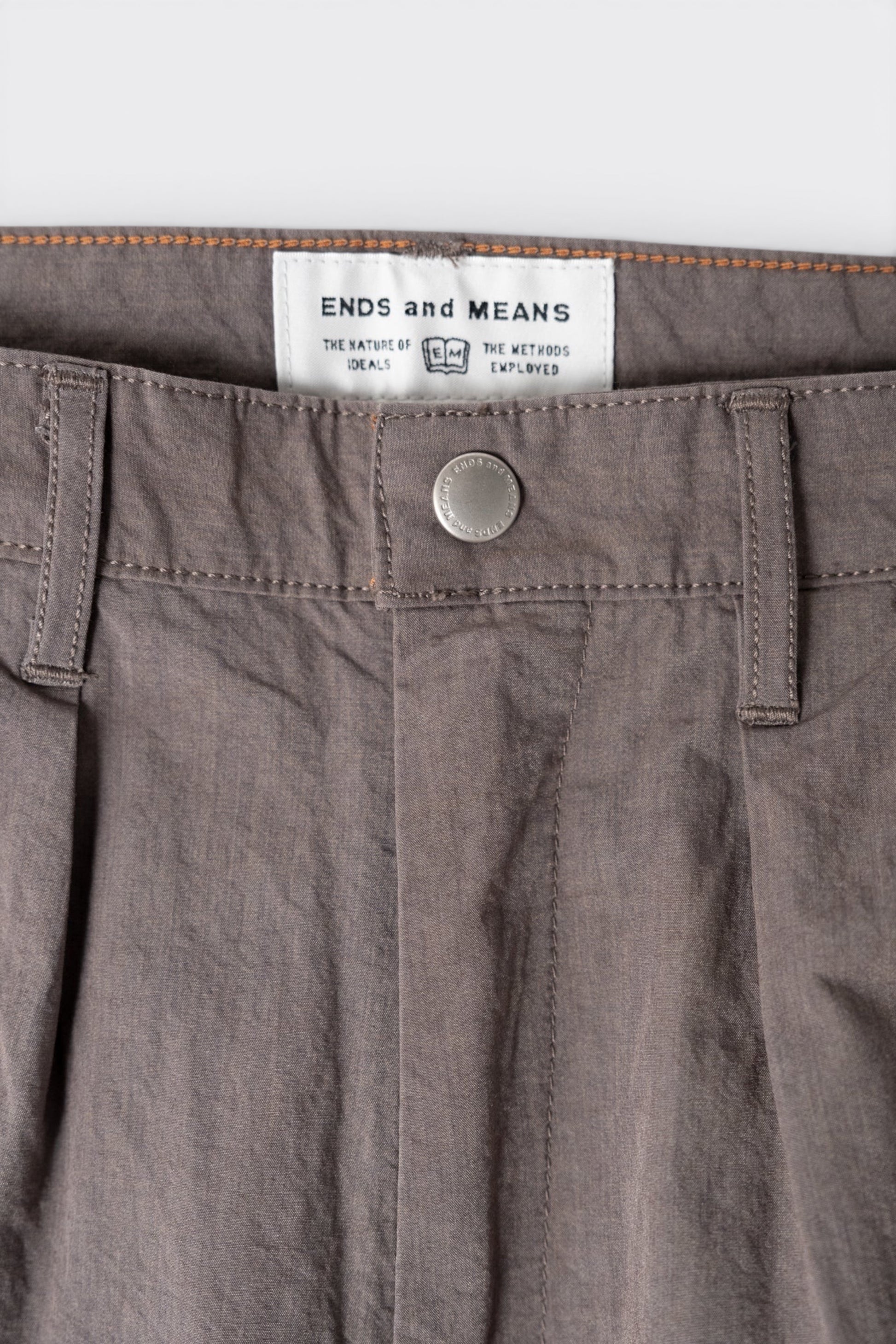 Ends And Means Double Knee Painter Pant Grey Purple | Pantalon Coton Nylon Made in Japan | Edgar Bdx