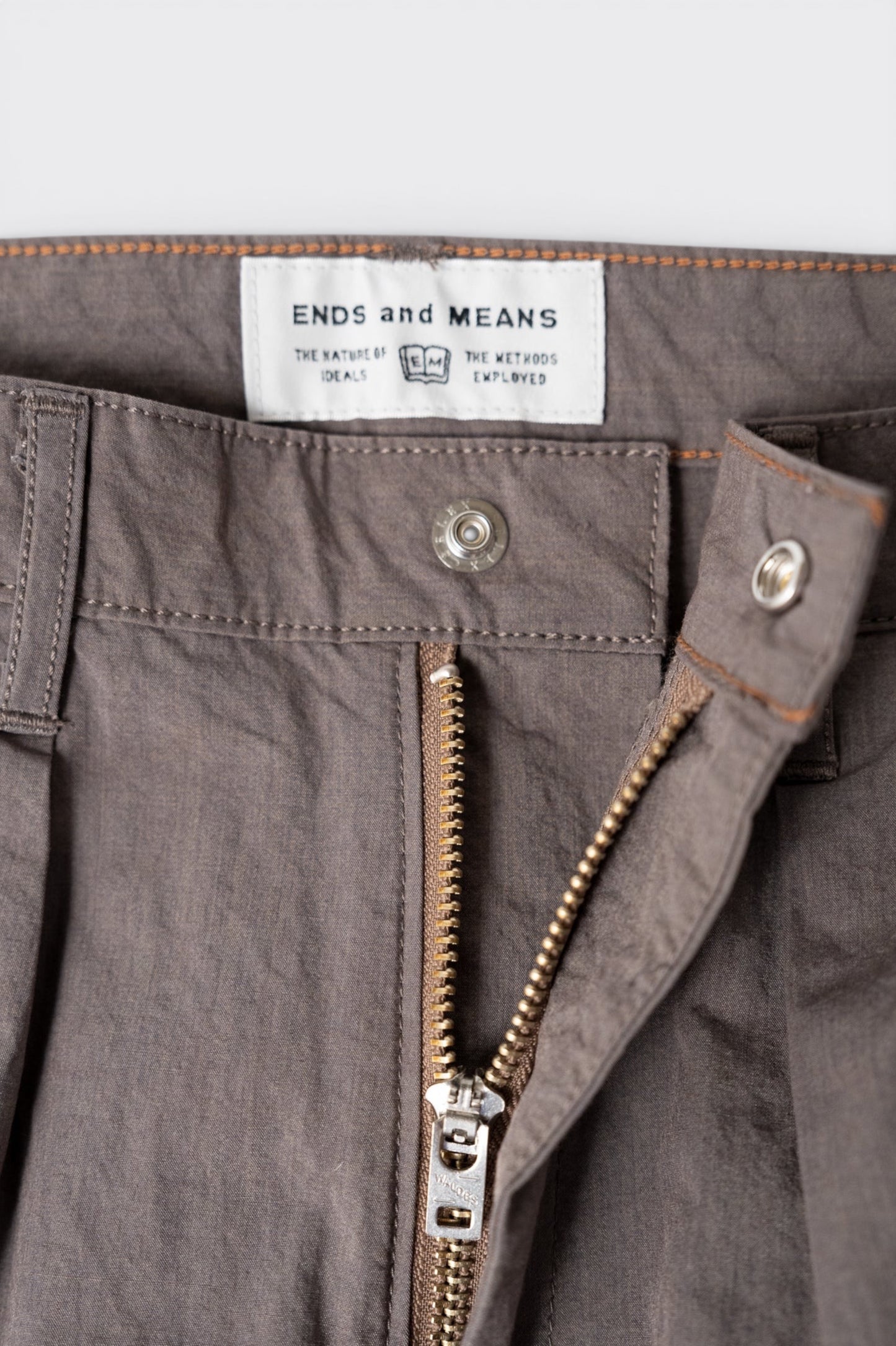 Ends And Means Double Knee Painter Pant Grey Purple | Pantalon Coton Nylon Made in Japan | Edgar Bdx