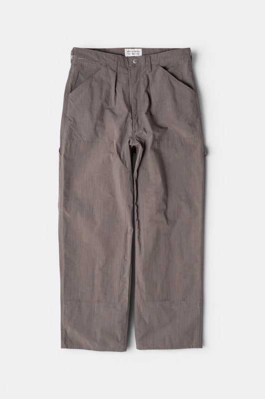 Ends And Means Double Knee Painter Pant Grey Purple | Pantalon Coton Nylon Made in Japan | Edgar Bdx